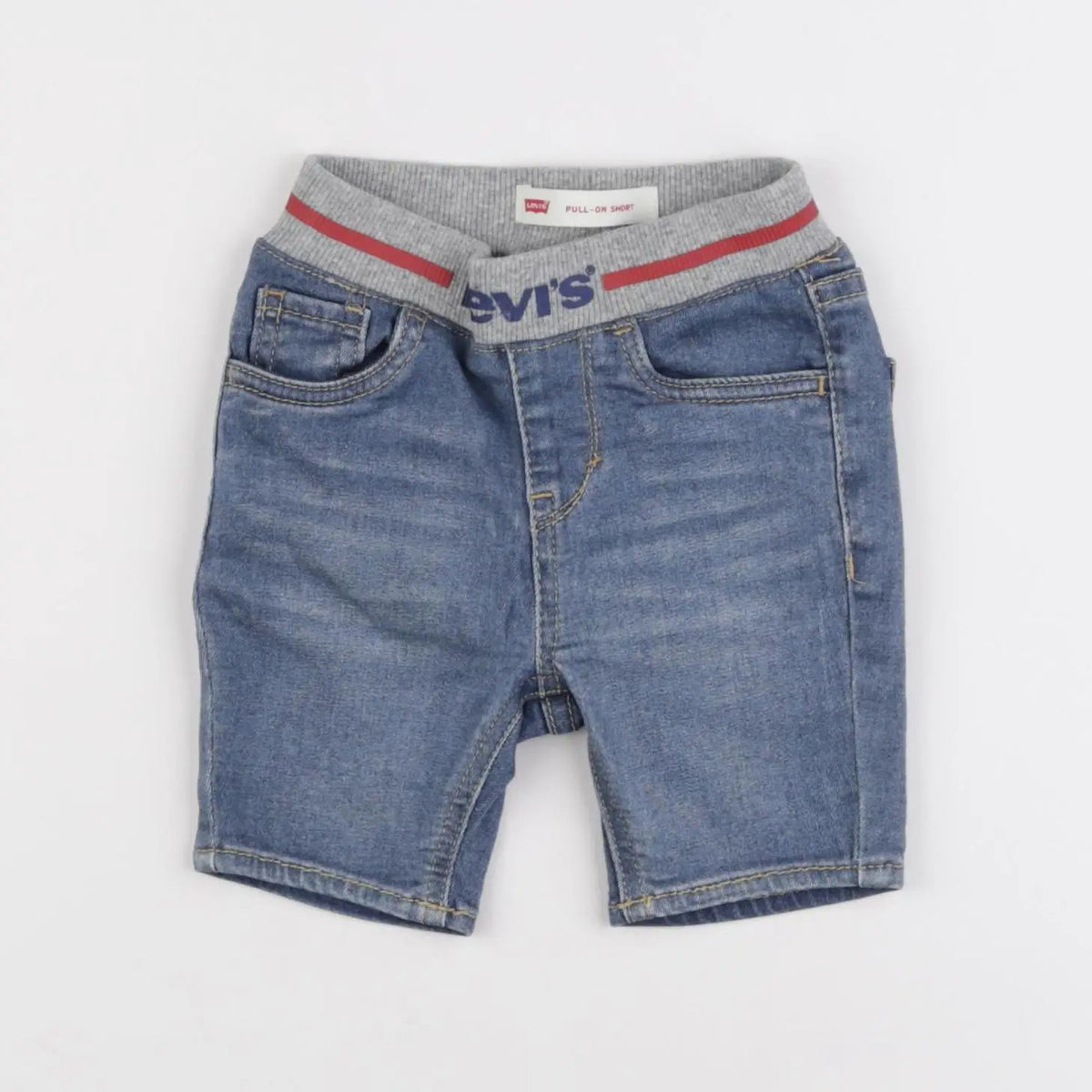Levi's - short bleu - 12 mois