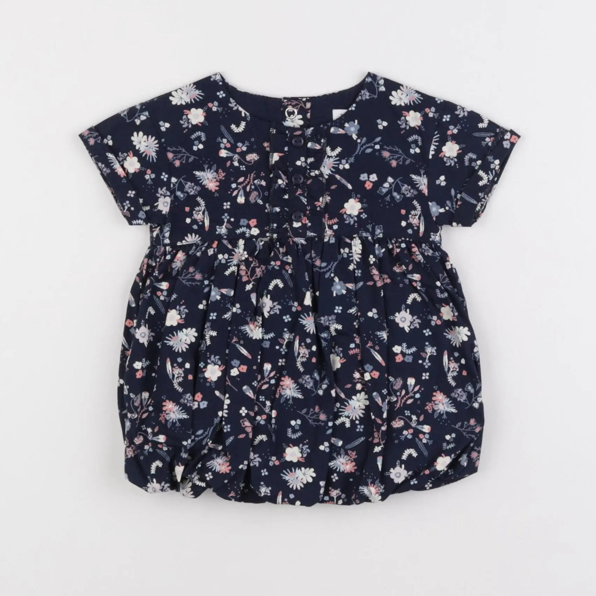 Vertbaudet - robe bleu - 3 mois