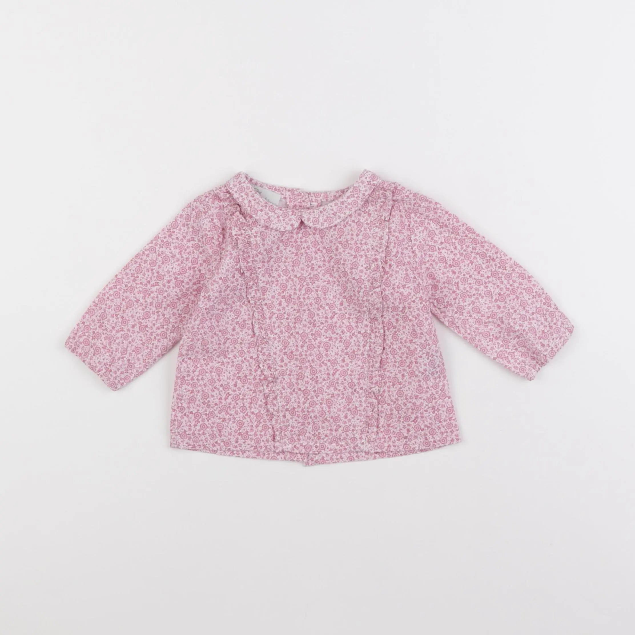 Bobine - blouse rose - 6 mois