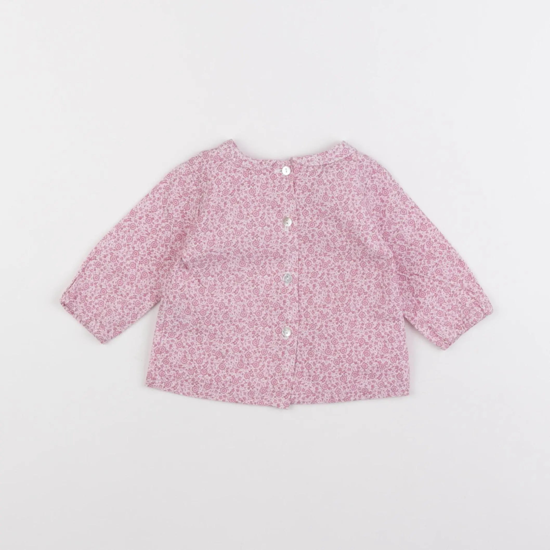 Bobine - blouse rose - 6 mois