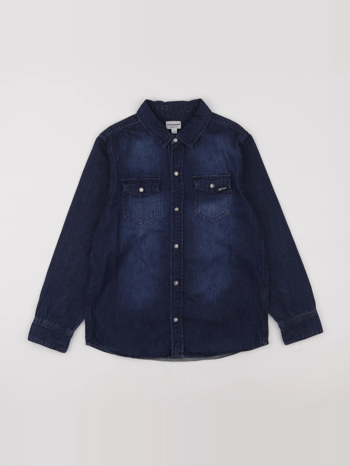 Vertbaudet - chemise bleu - 10 ans