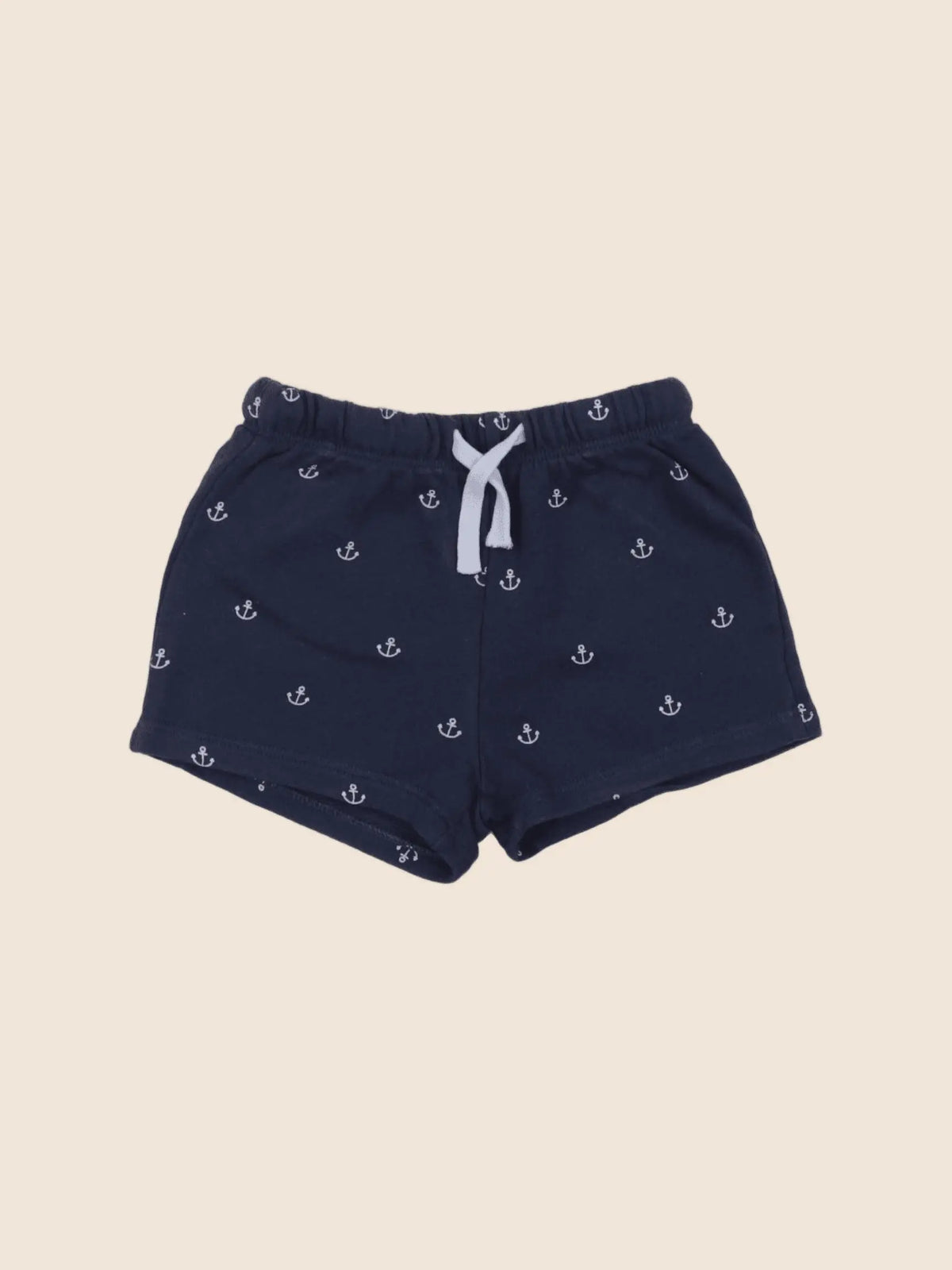 H&M - short bleu - 3/6 mois