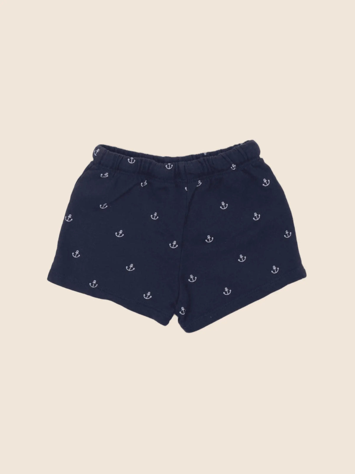 H&M - short bleu - 3/6 mois