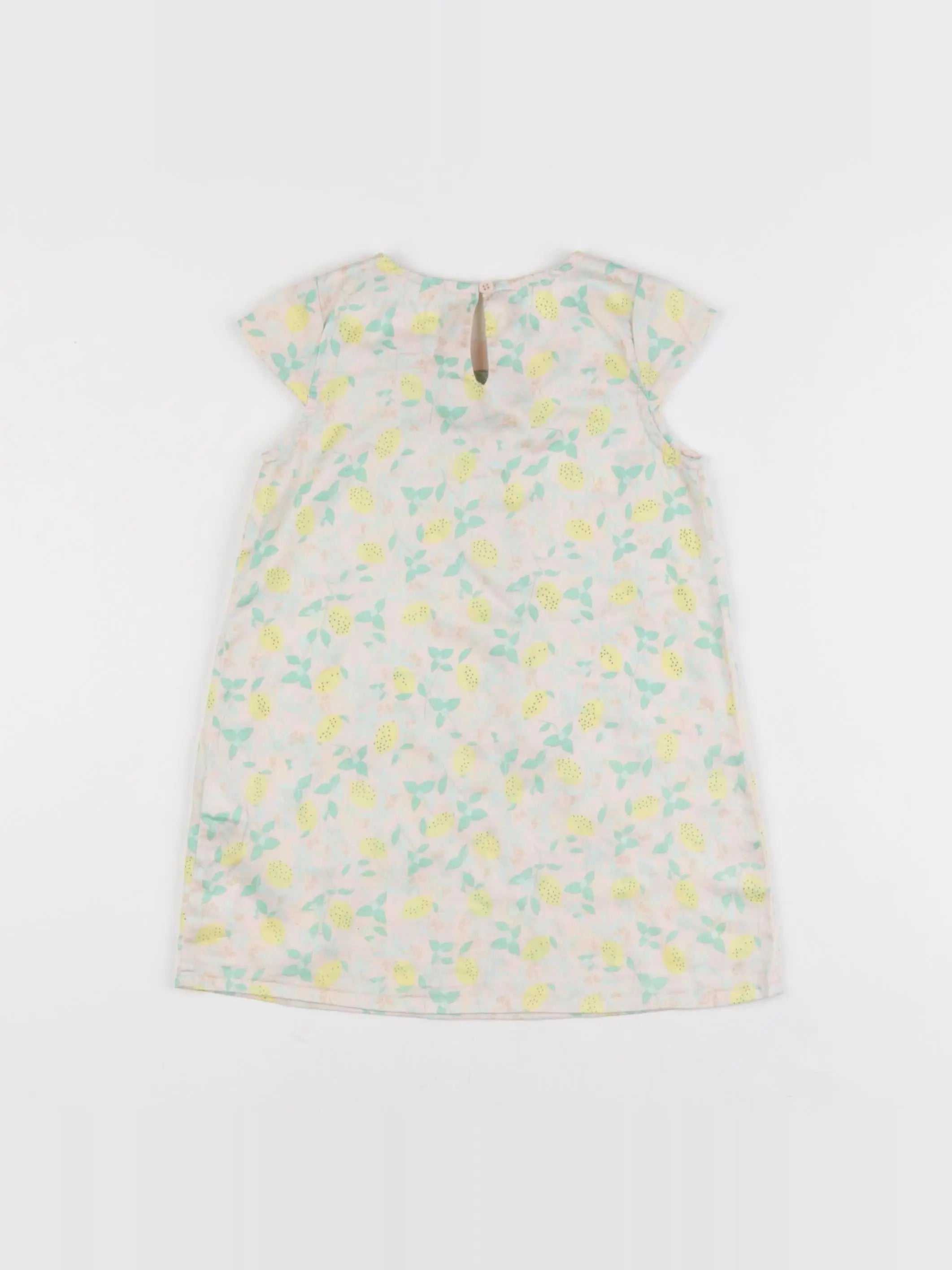 Carrément Beau - robe jaune, rose - 18 mois