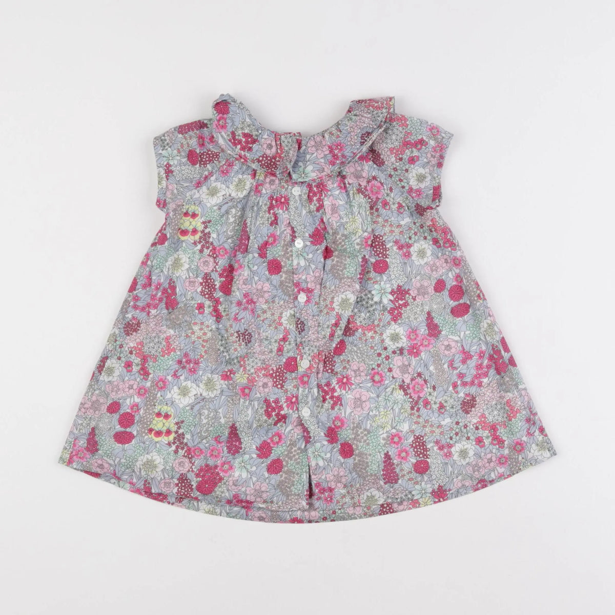 Jacadi - robe liberty multicolore - 12 mois