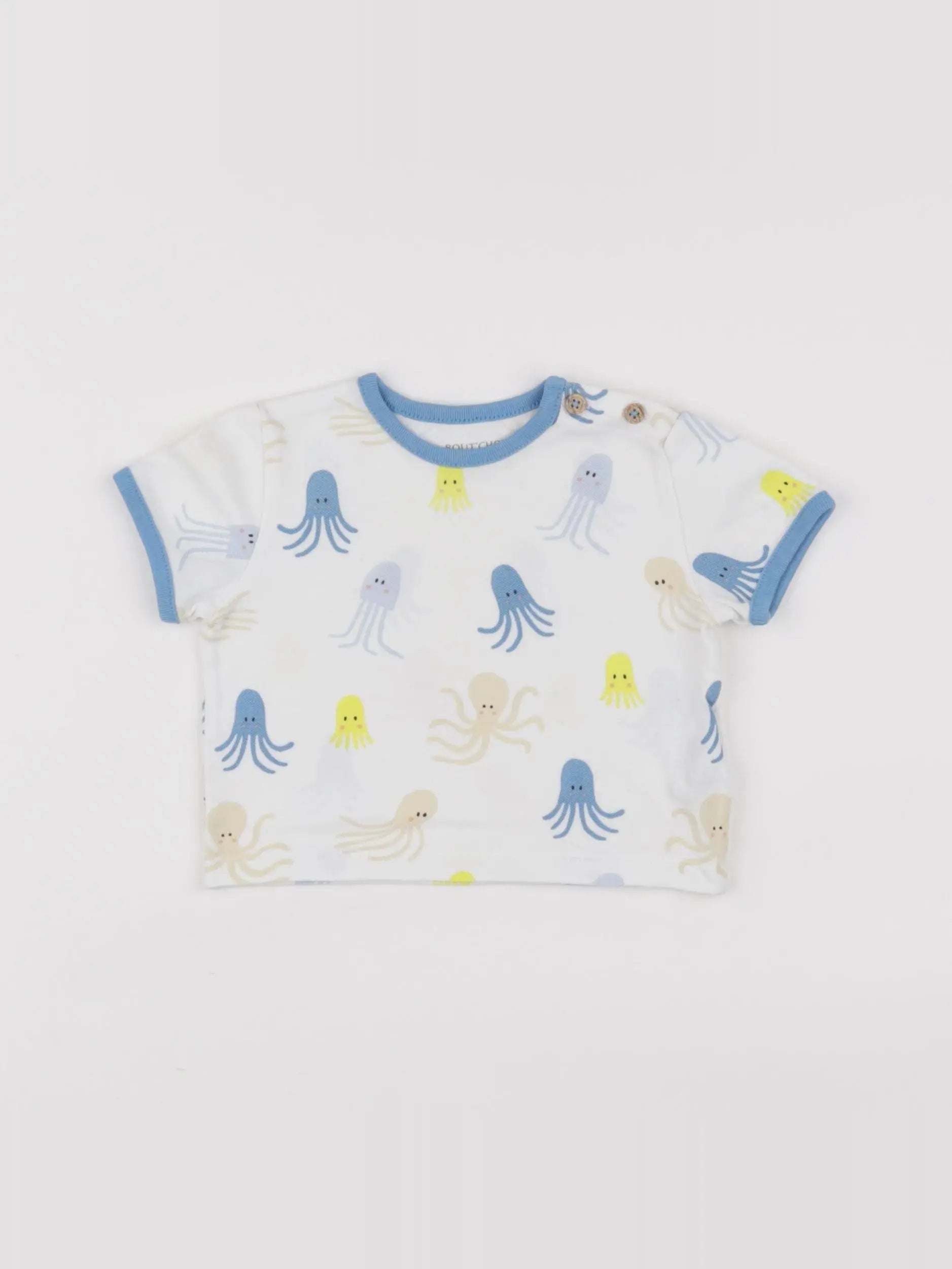 Boutchou - tee-shirt blanc - 6 mois