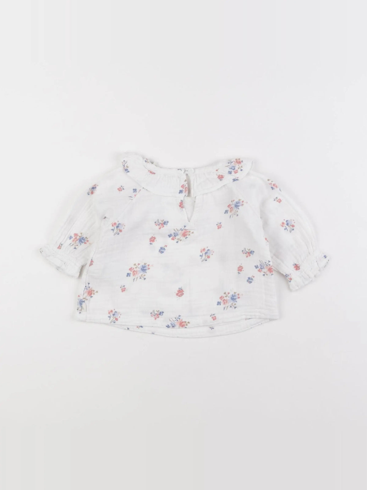 GAP - blouse blanc, rose - 0/3 mois