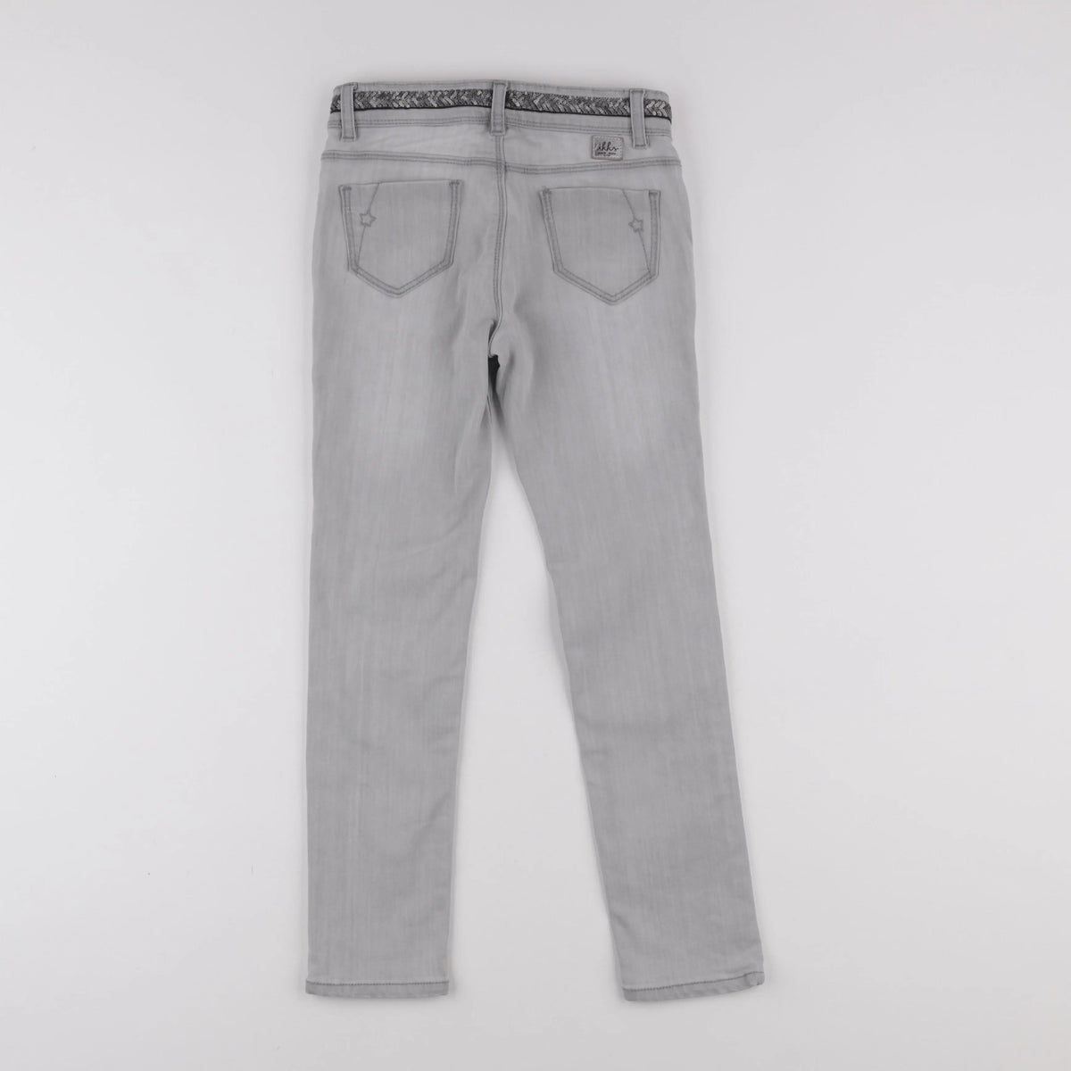 IKKS - jean gris - 8 ans