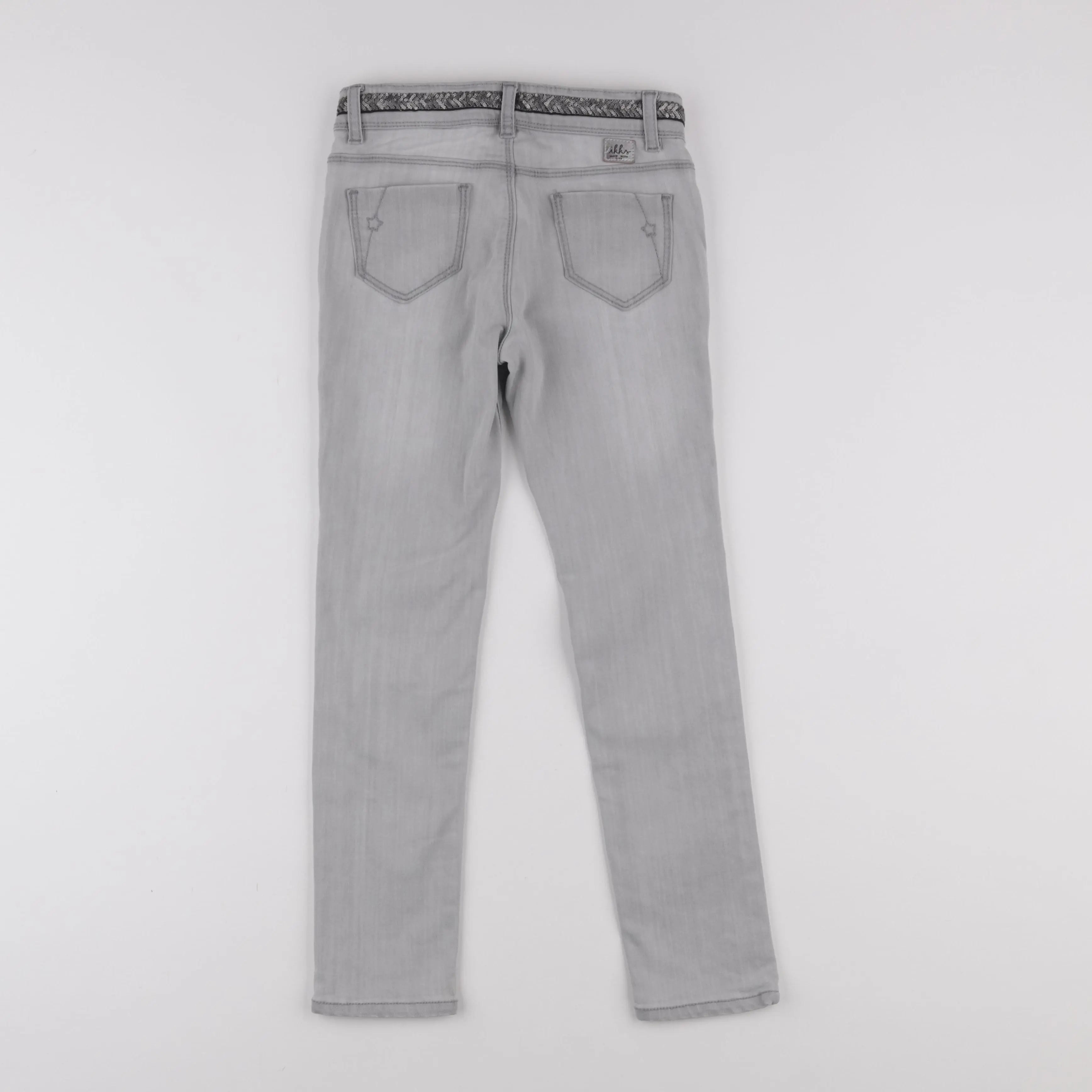 IKKS - jean gris - 8 ans
