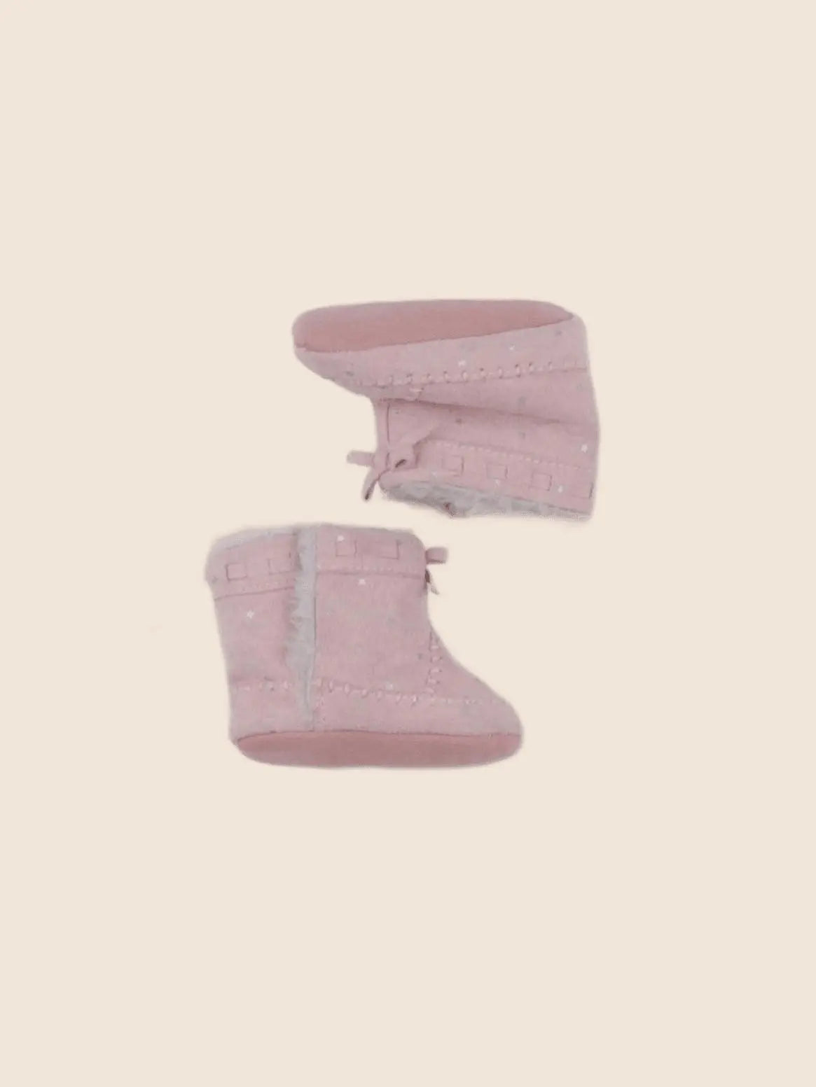 Tape à l'oeil - chaussons rose - 3/6 mois