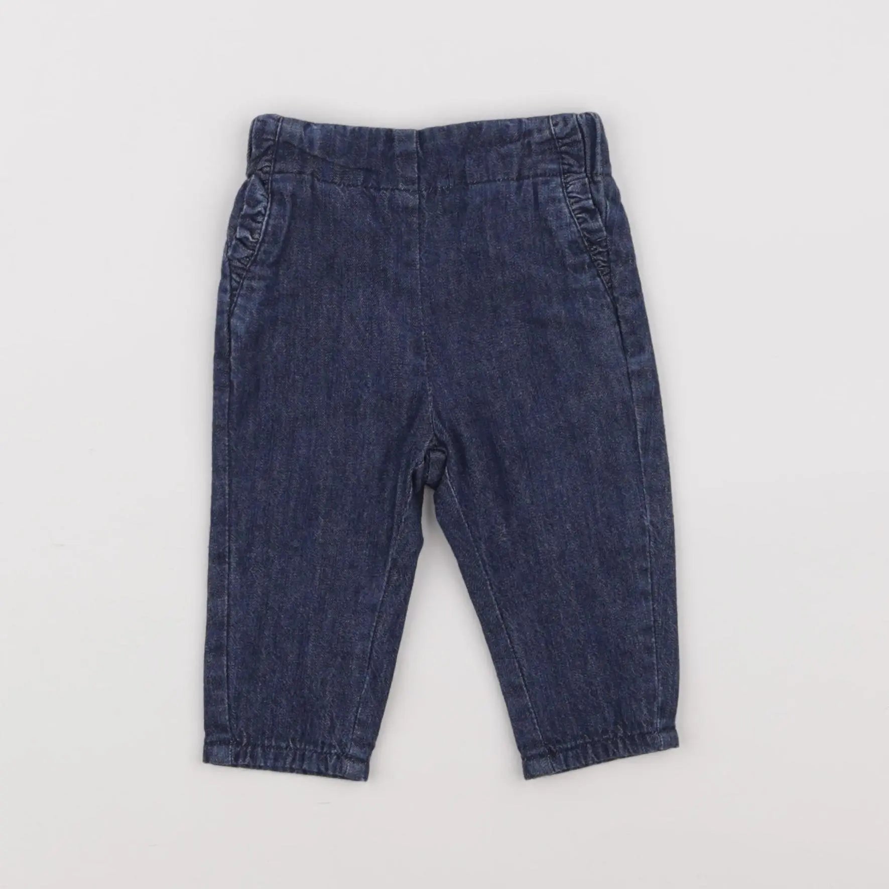 Vertbaudet - jean bleu - 3 mois