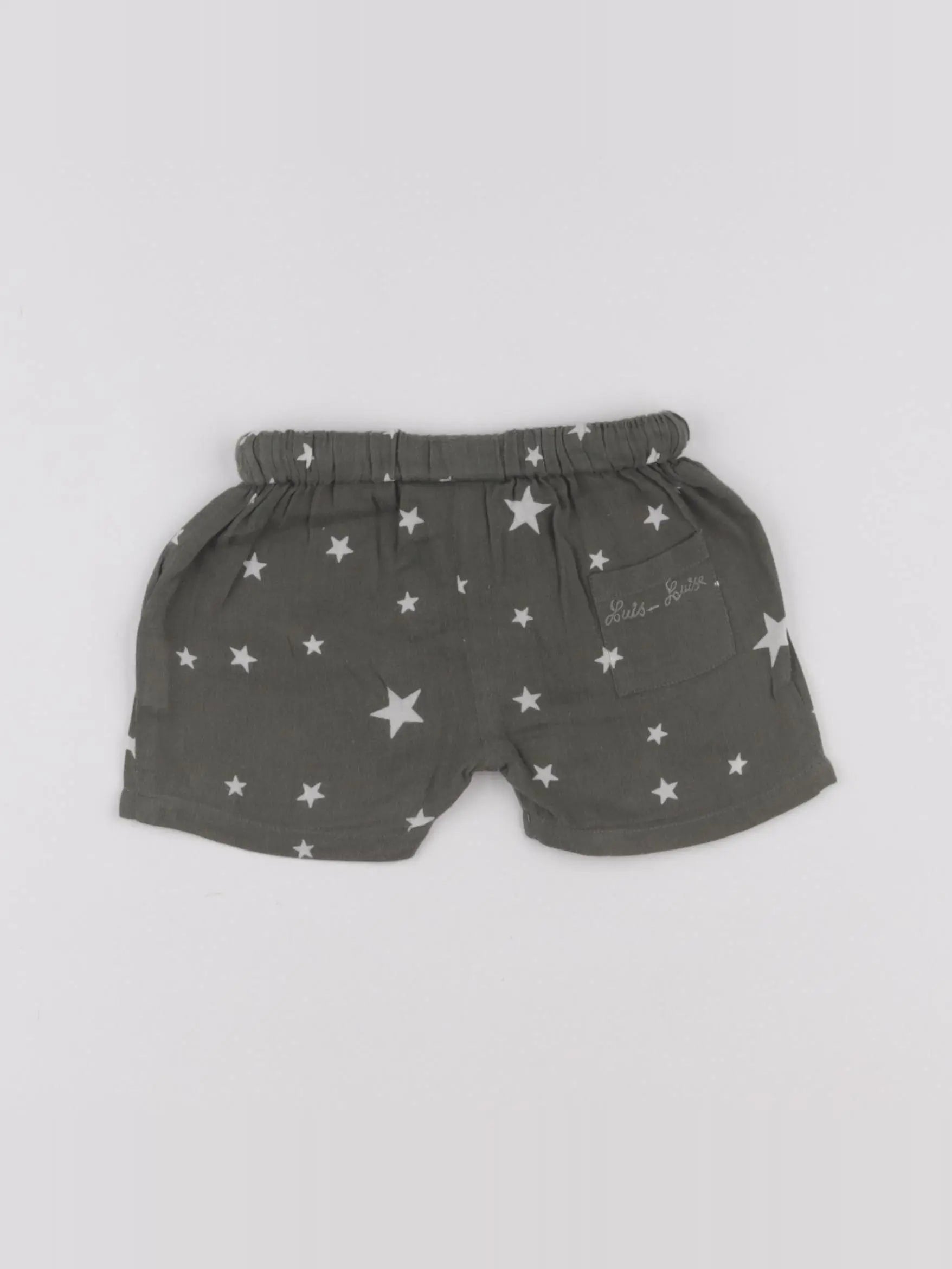 Louis Louise - short vert - 6 mois
