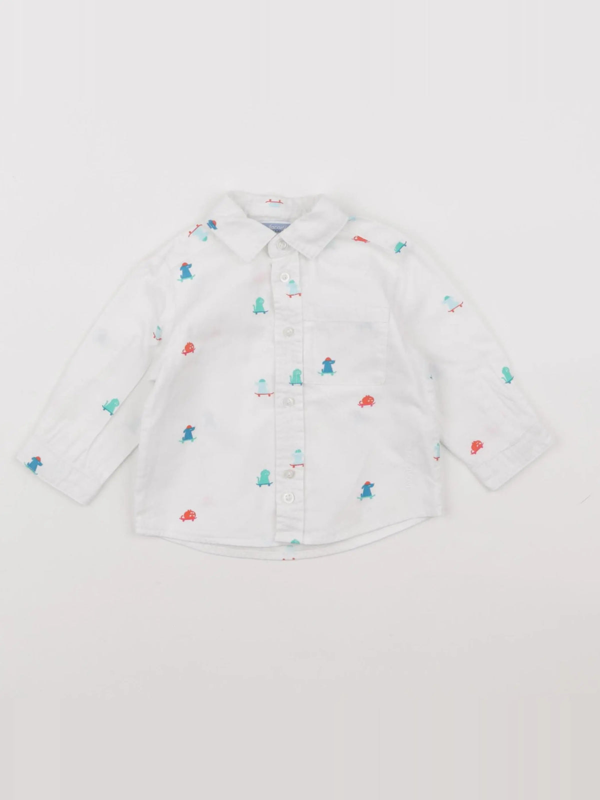 Jacadi - chemise blanc - 6 mois
