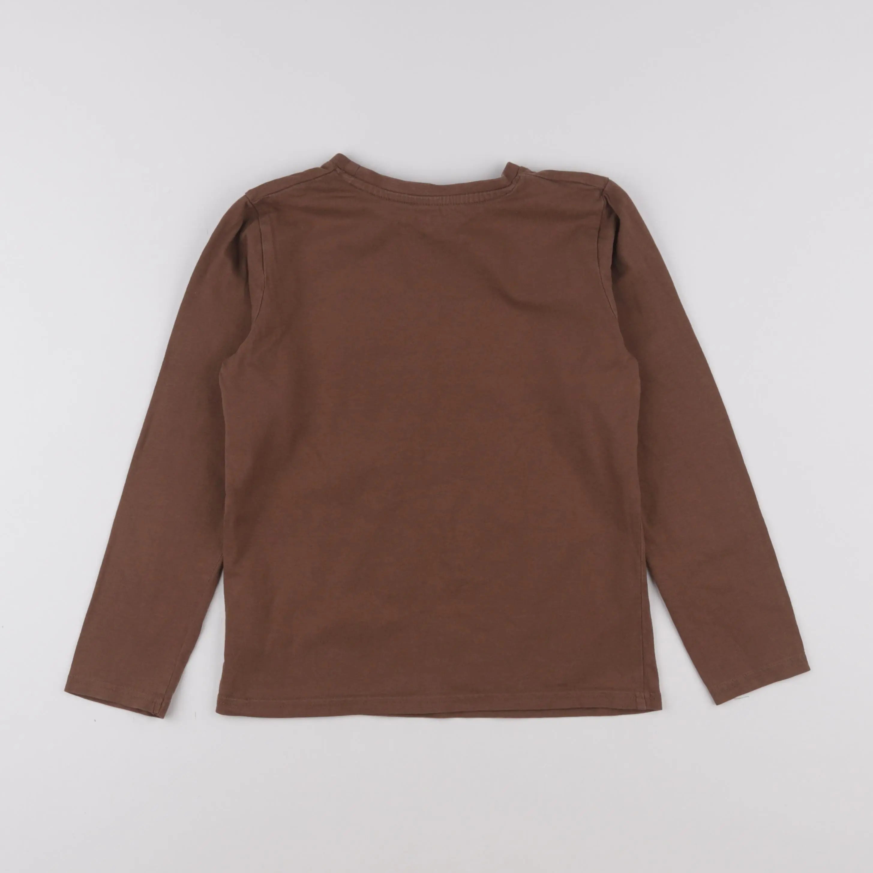 Vertbaudet - tee-shirt marron - 10 ans