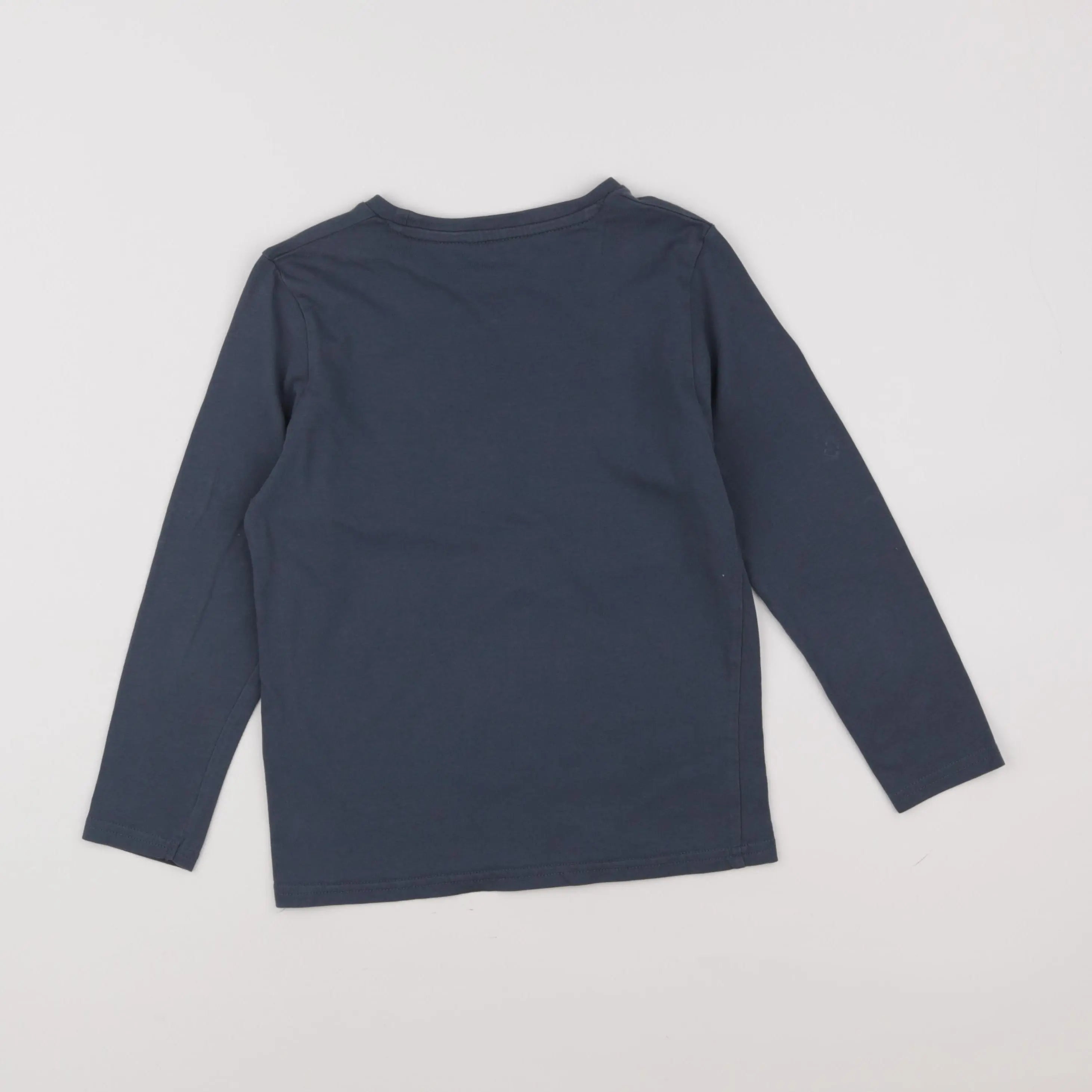 Vertbaudet - tee-shirt bleu - 8 ans
