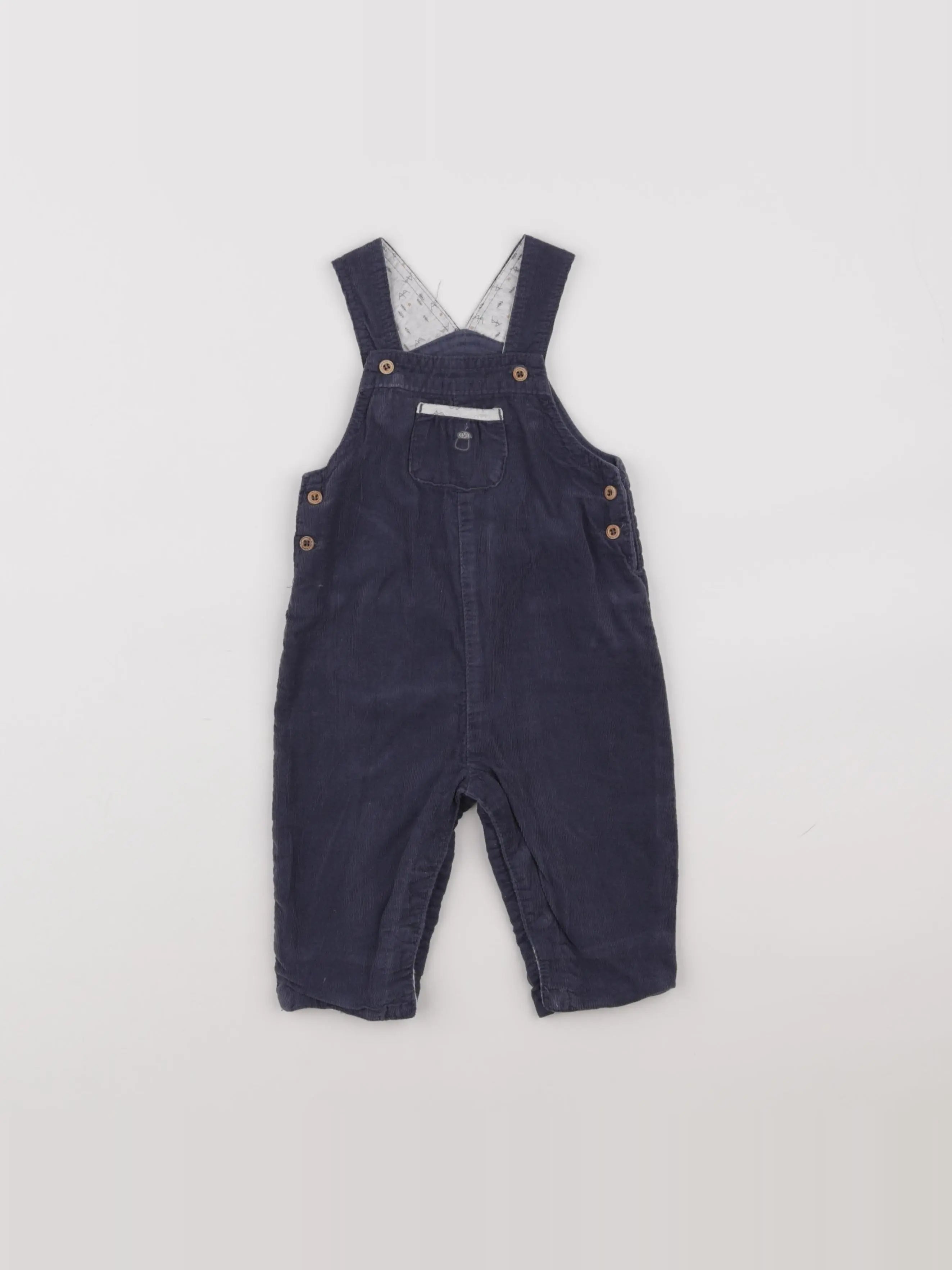 Cadet Rousselle - salopette bleu - 6 mois