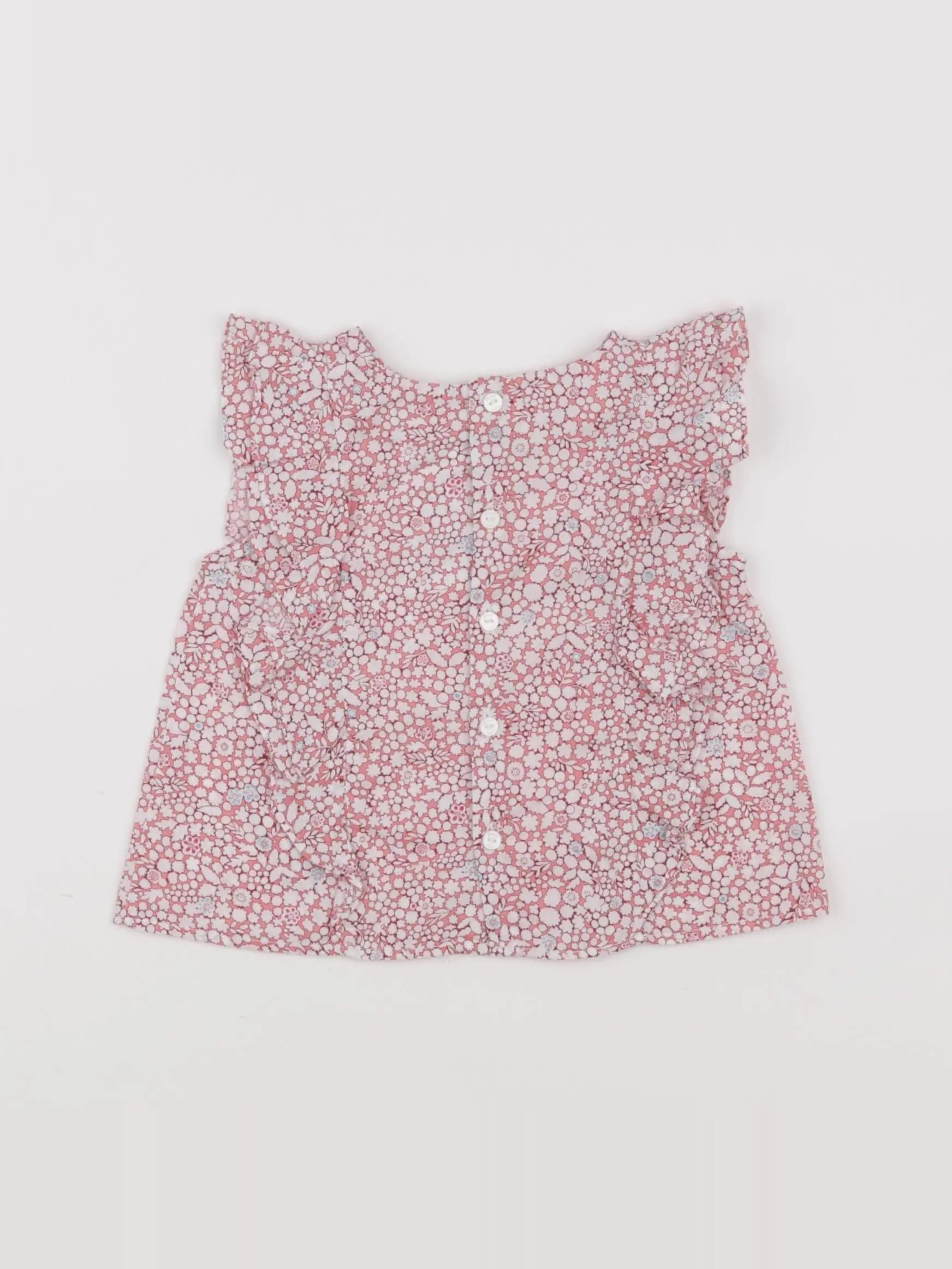 Jacadi - blouse rouge - 12 mois