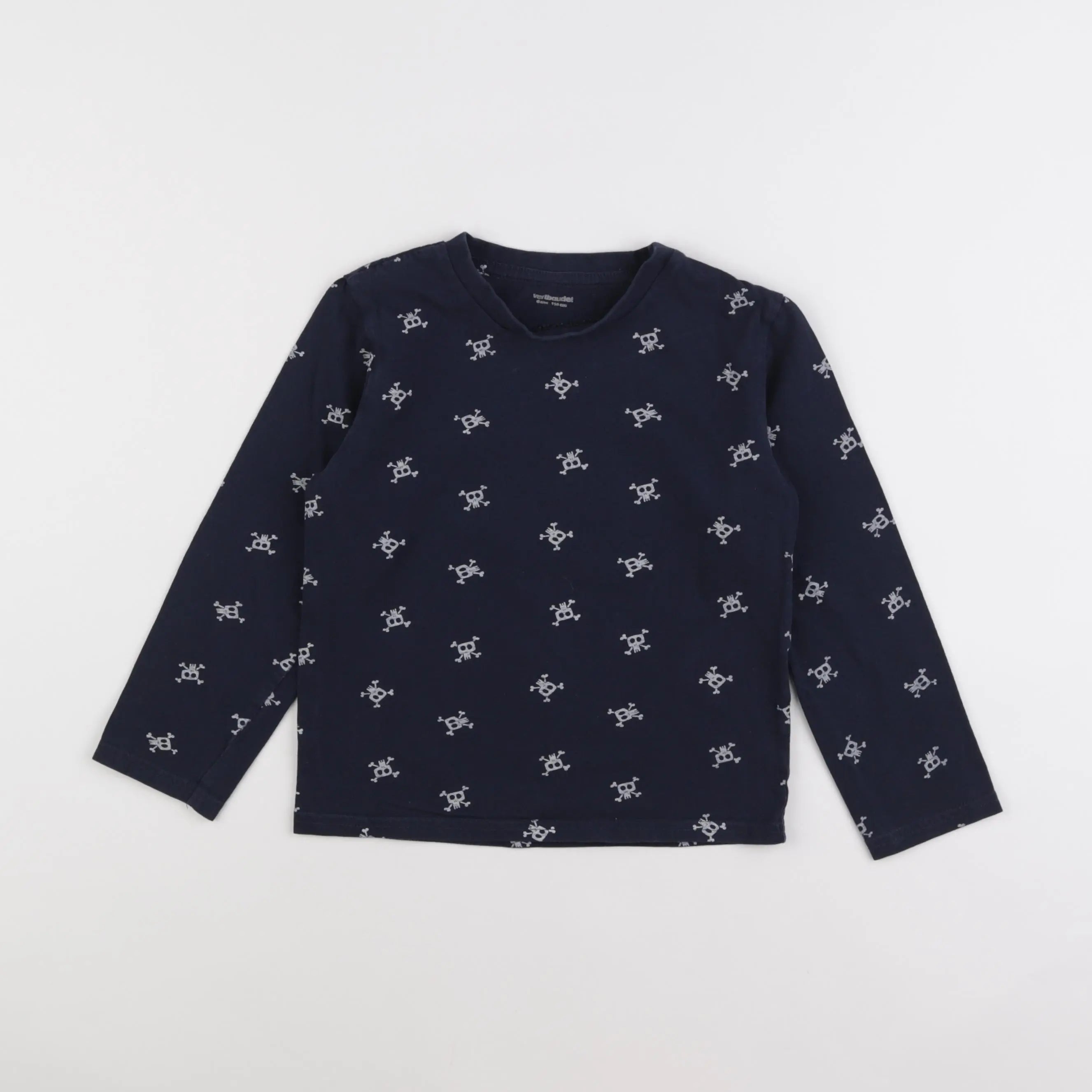 Vertbaudet - tee-shirt bleu - 6 ans