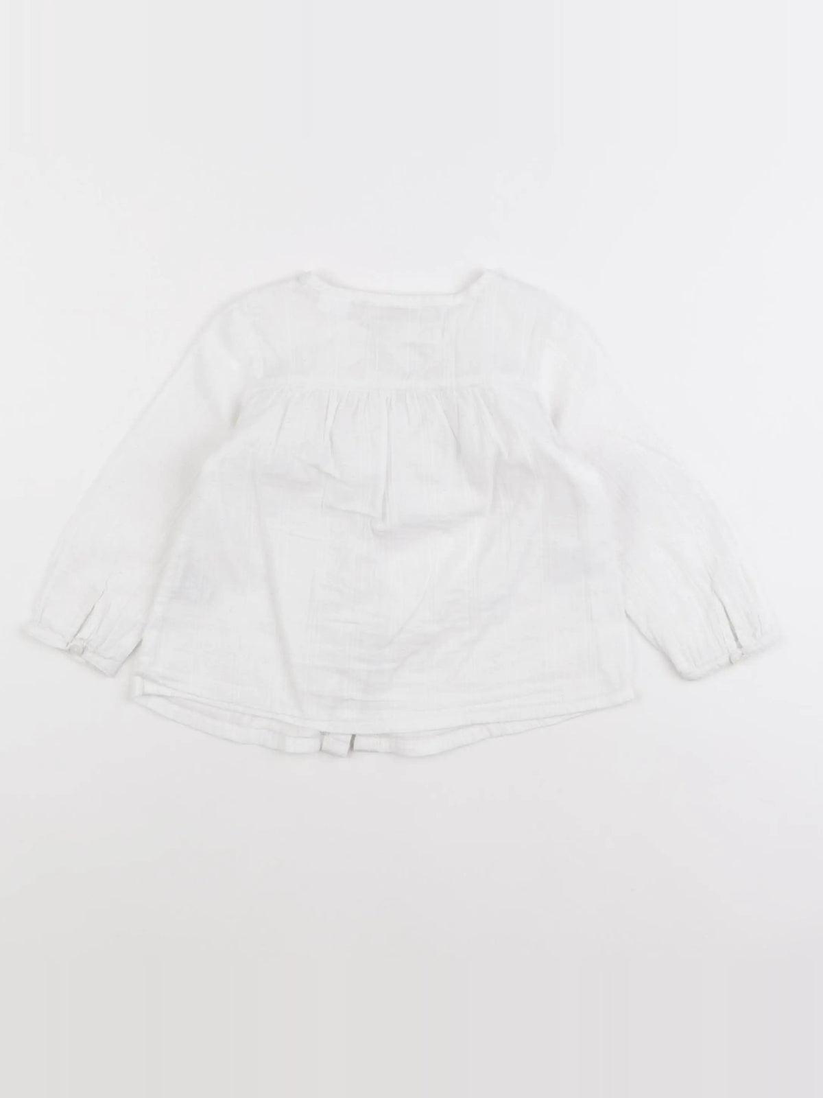 Zara - blouse blanc - 12/18 mois