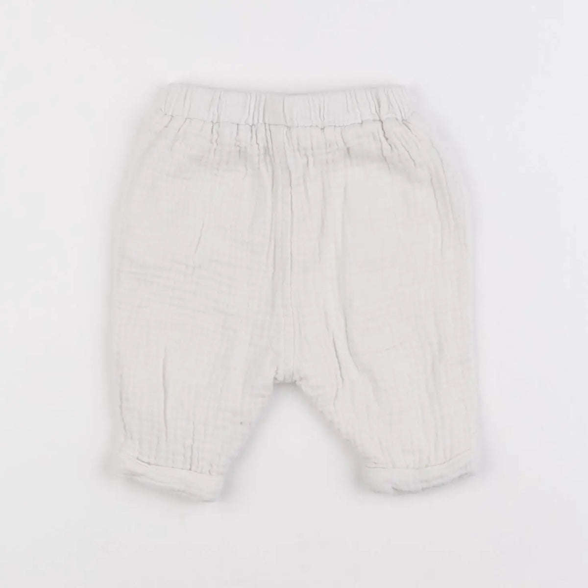 Vertbaudet - pantalon blanc - 1 mois