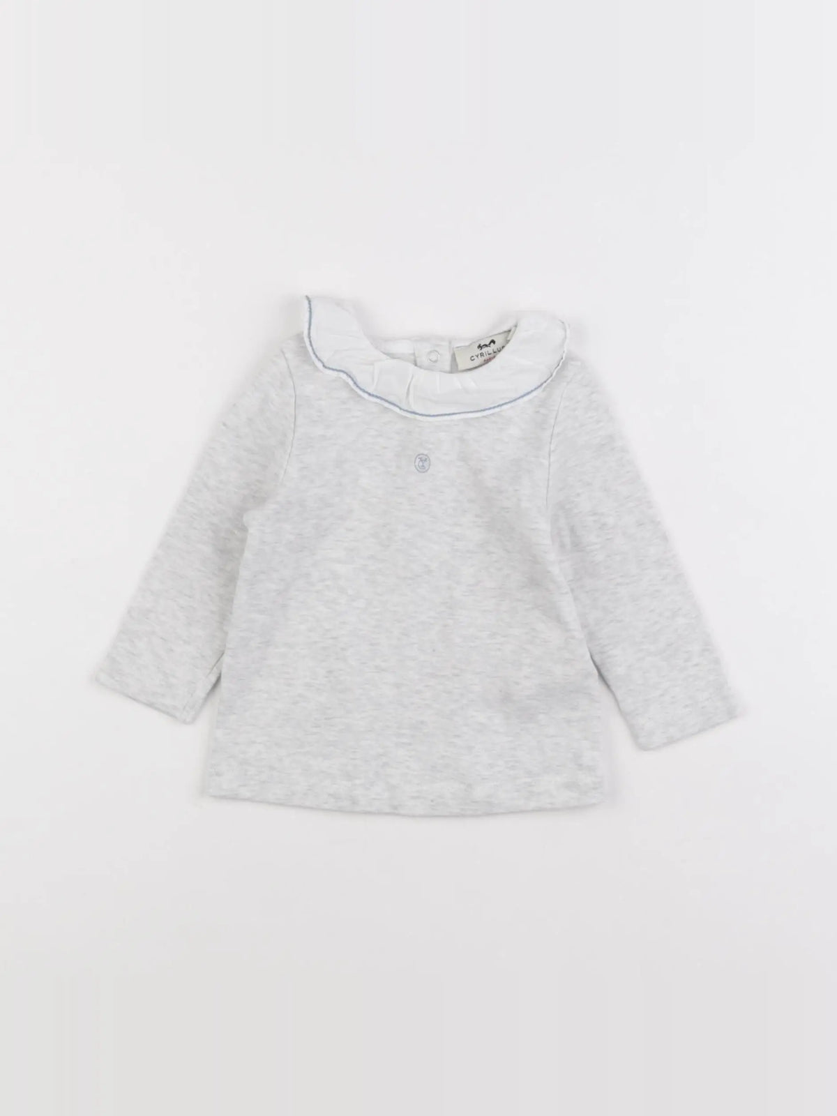 Cyrillus - tee-shirt gris - 12 mois