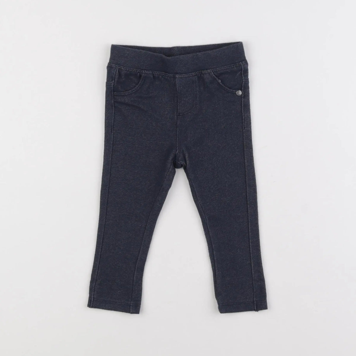 Vertbaudet - jegging bleu - 6 mois