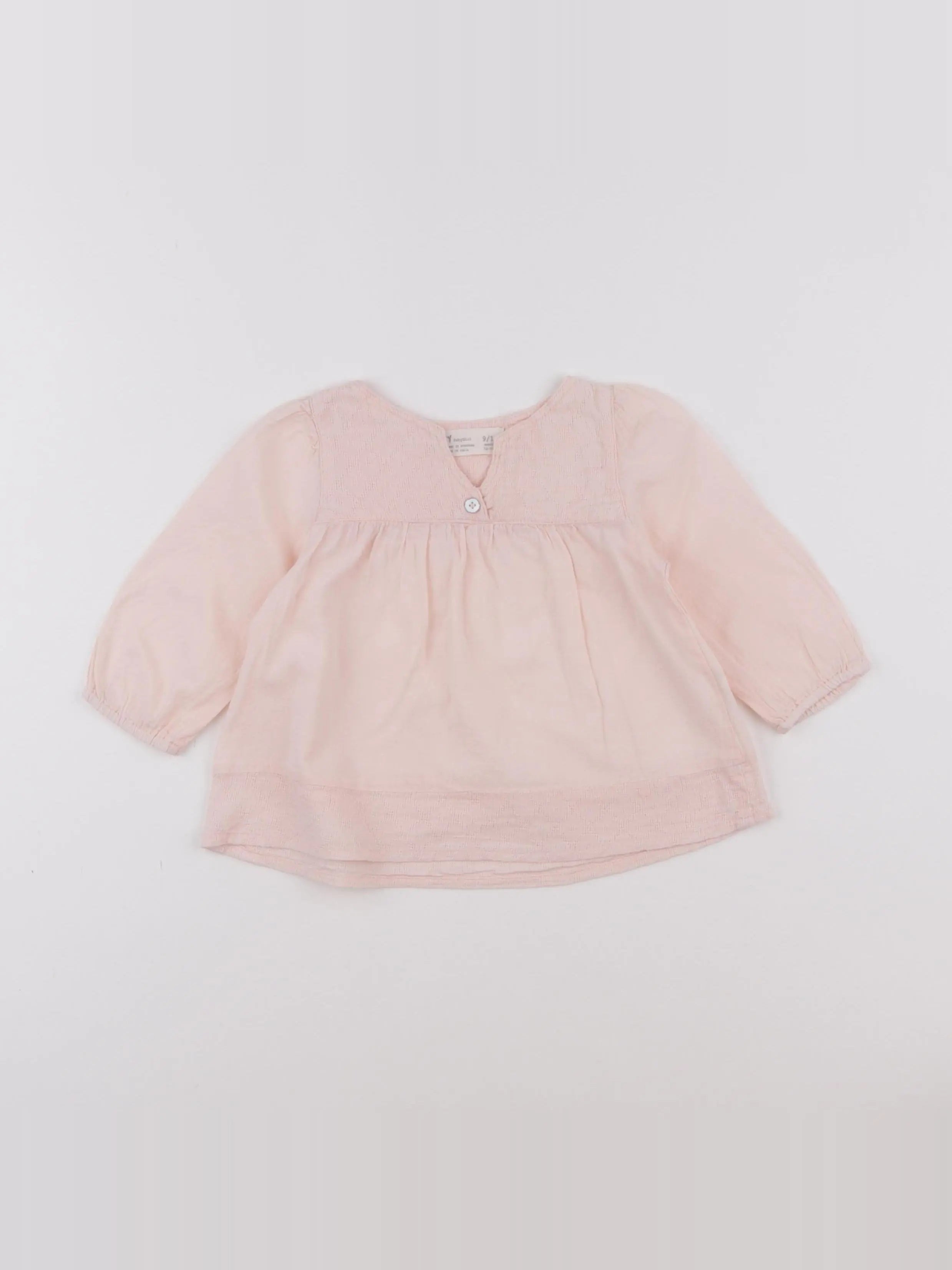 Zippy - blouse rose - 9/12 mois