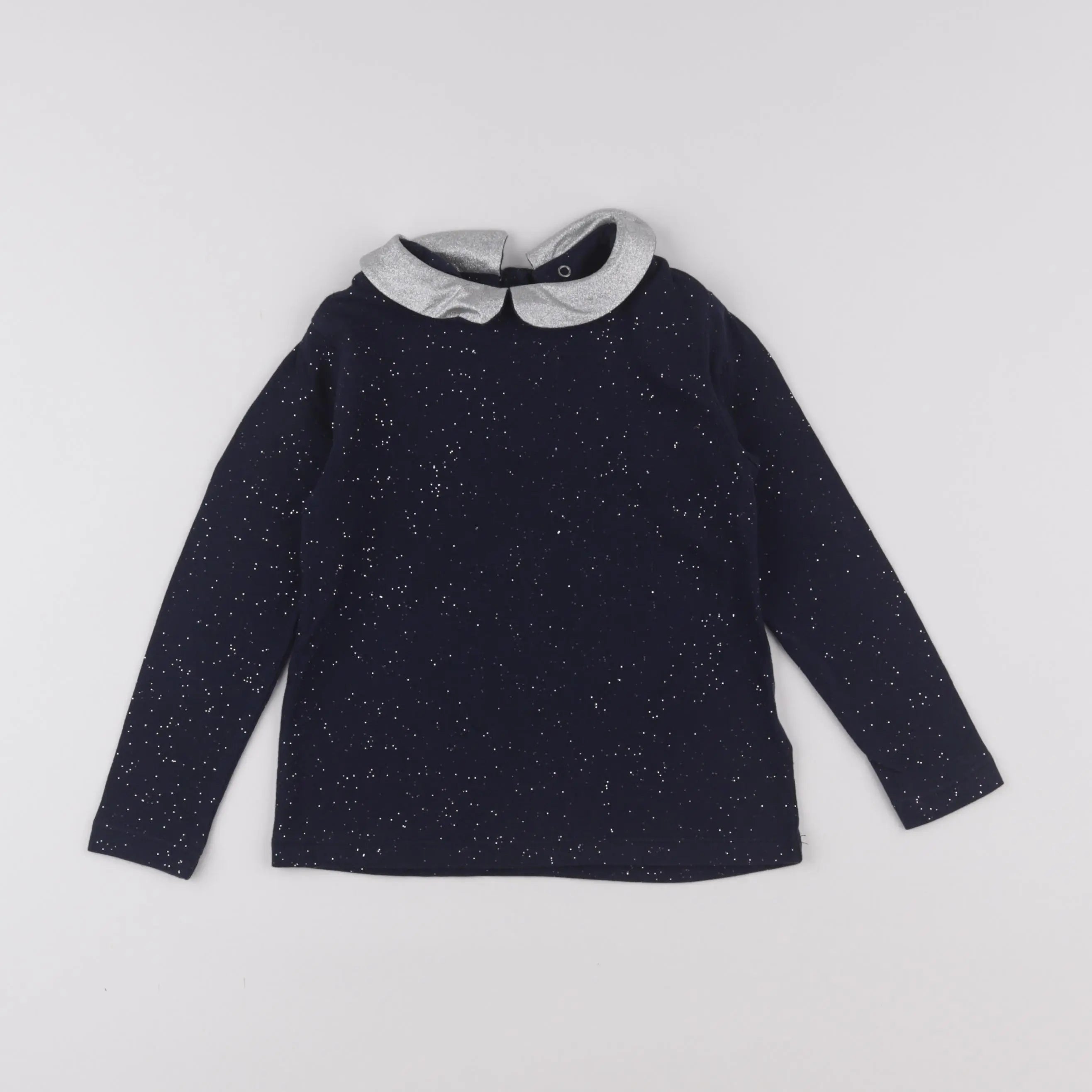 Vertbaudet - tee-shirt bleu, or - 5 ans