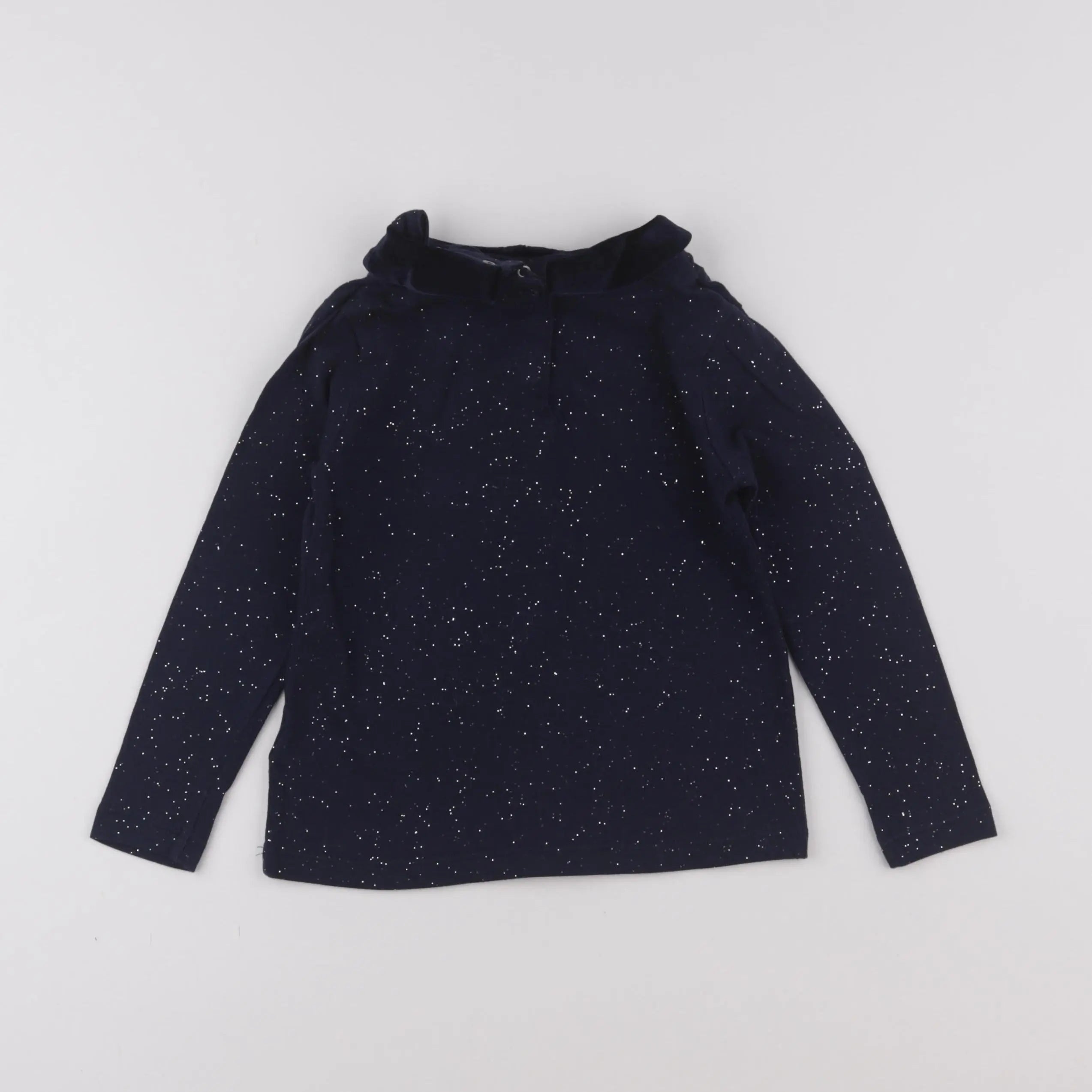 Vertbaudet - tee-shirt bleu, or - 5 ans