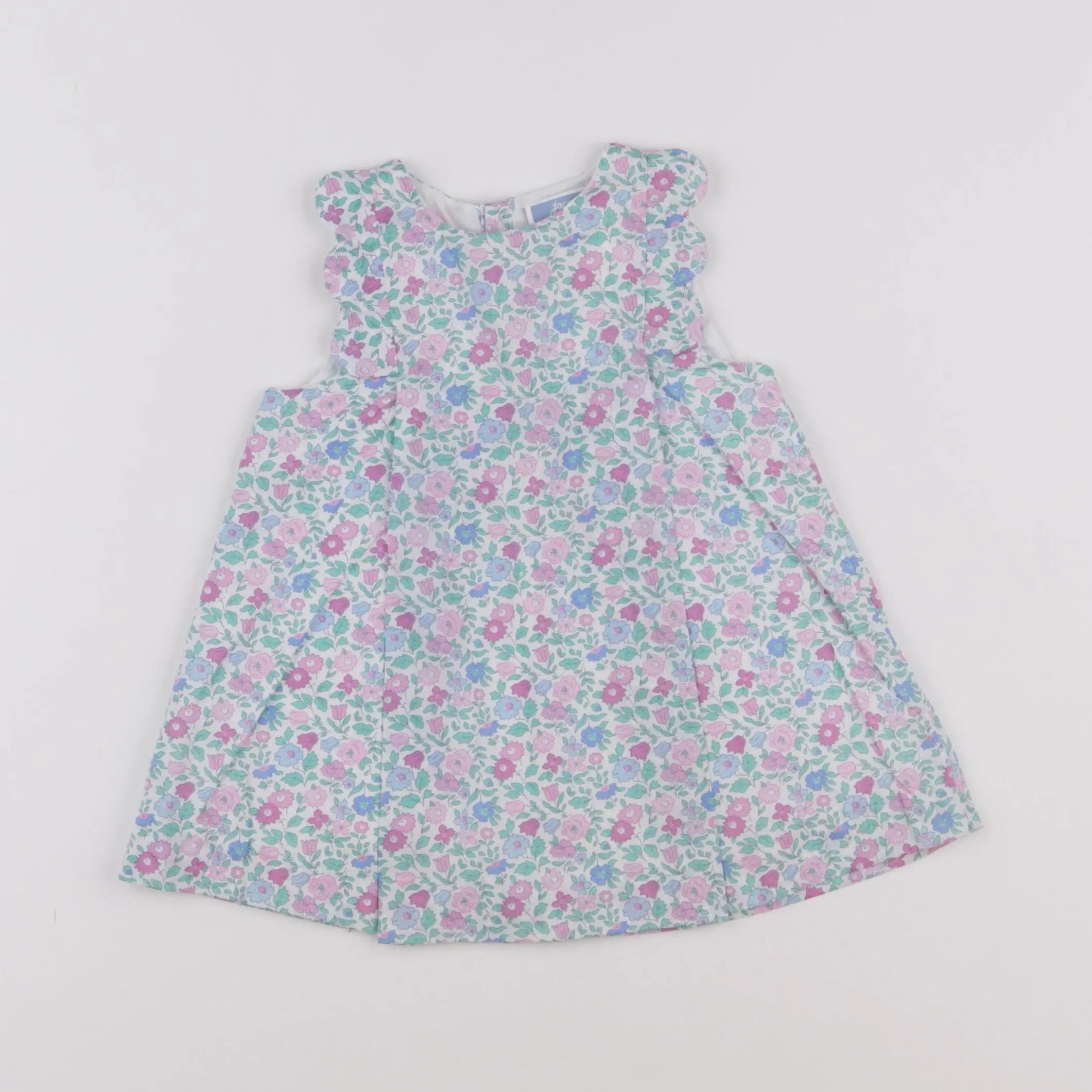 Jacadi - robe liberty blanc - 12 mois