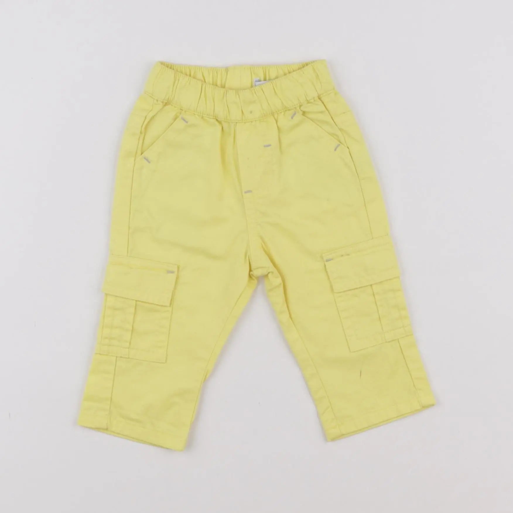 Vertbaudet - pantalon jaune - 3 mois
