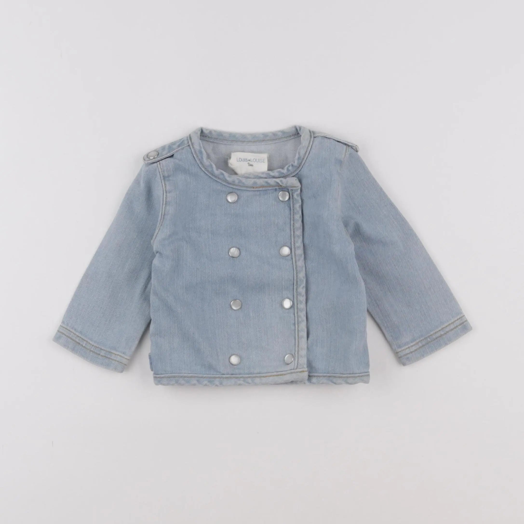 Louis Louise - veste bleu - 6 mois
