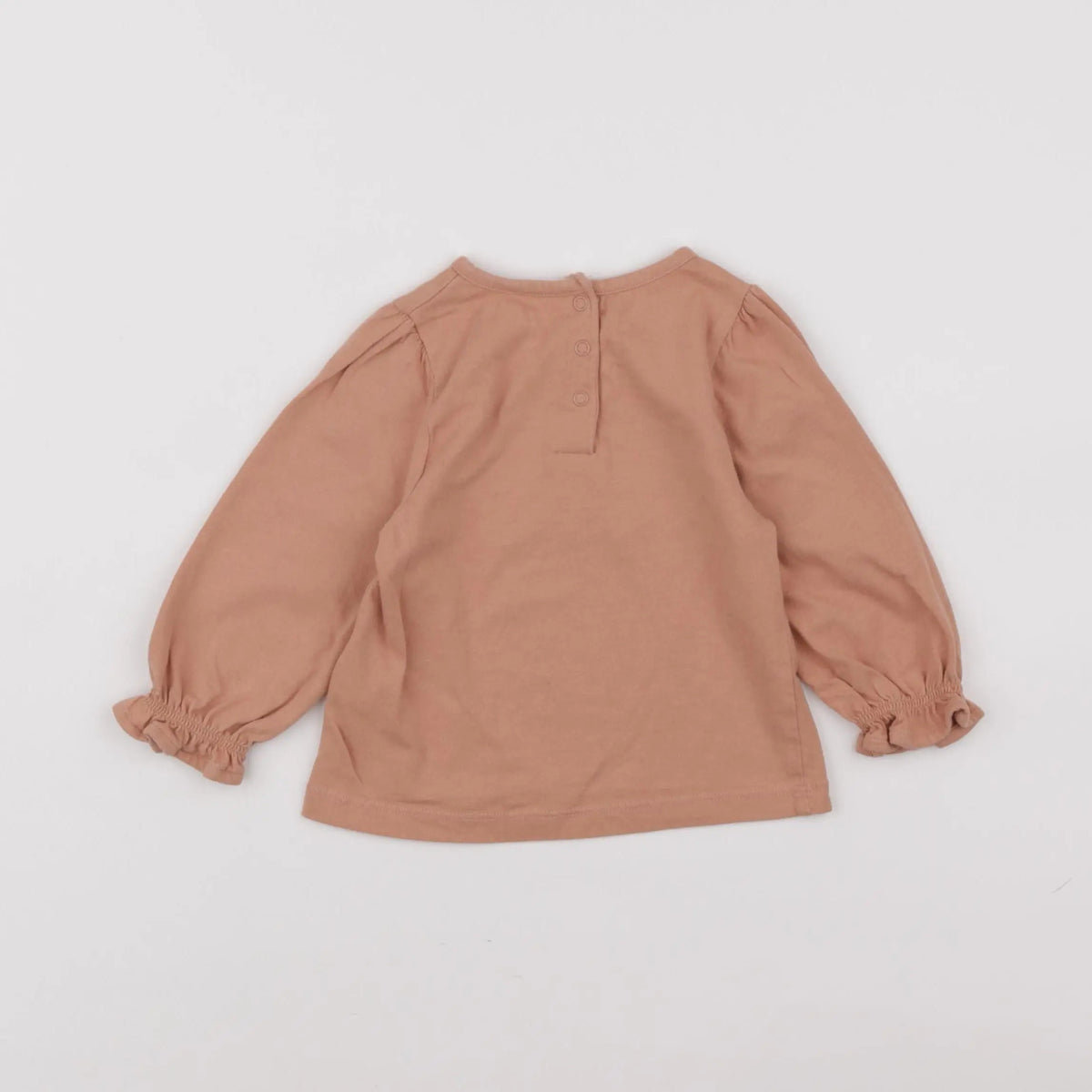 Vertbaudet - tee-shirt rose - 12 mois