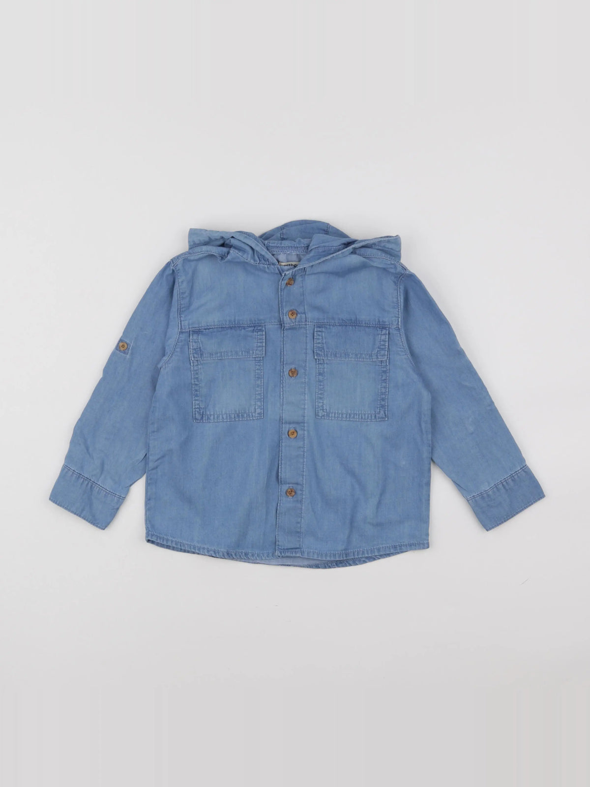 Vertbaudet - chemise bleu - 4 ans