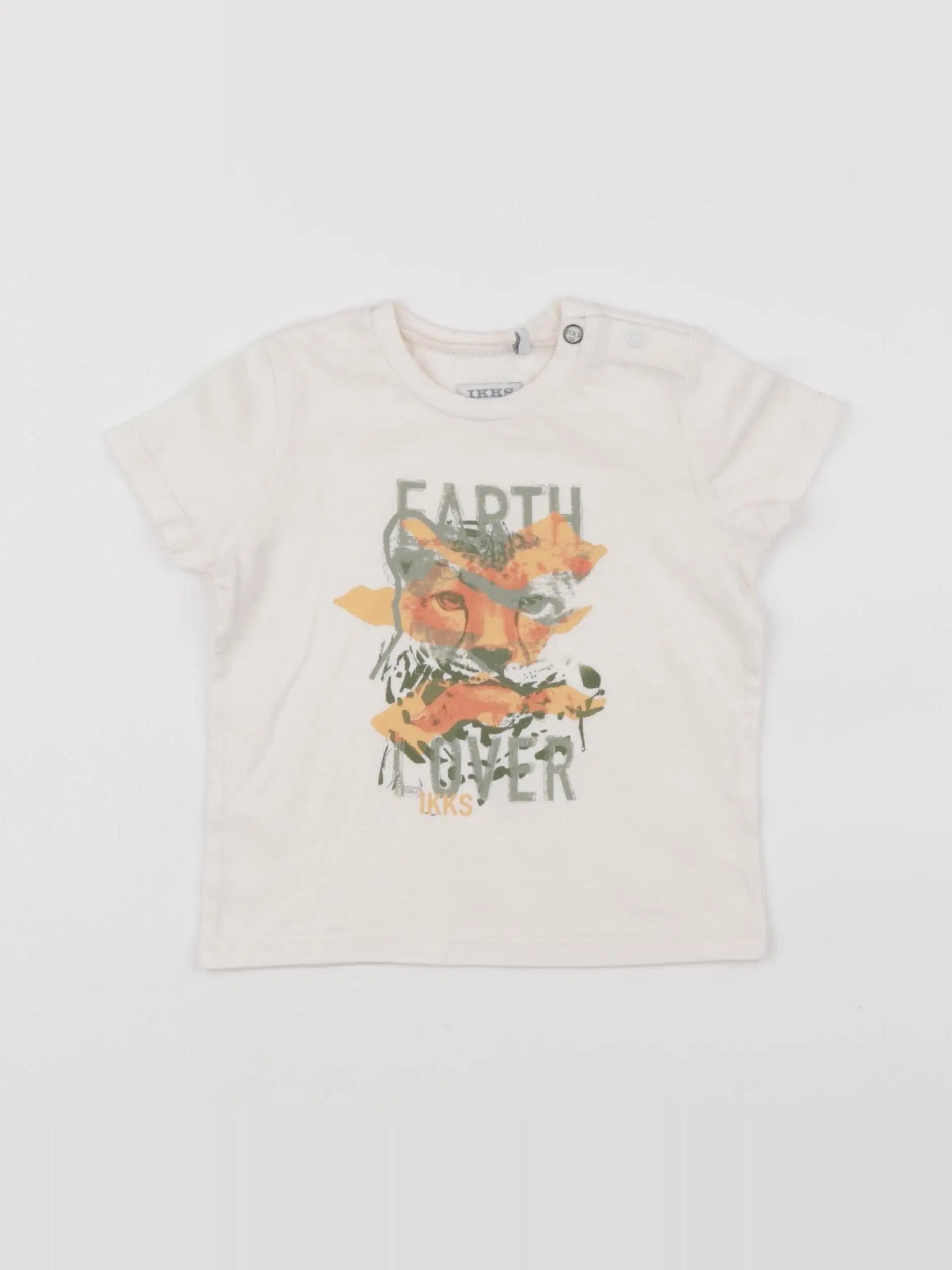 IKKS - tee-shirt beige - 12 mois