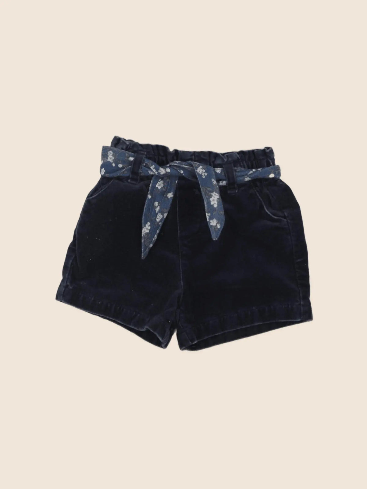 Vertbaudet - short bleu - 6/9 mois