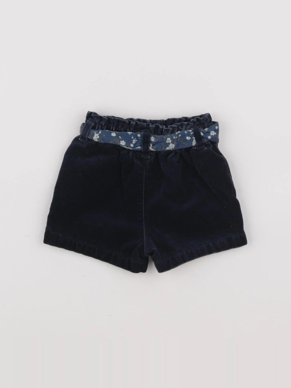 Vertbaudet - short bleu - 6/9 mois