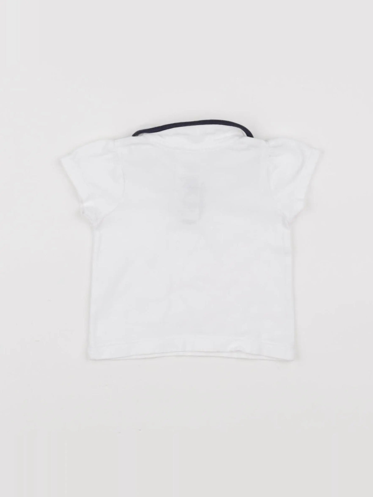 Jacadi - polo blanc - 6 mois