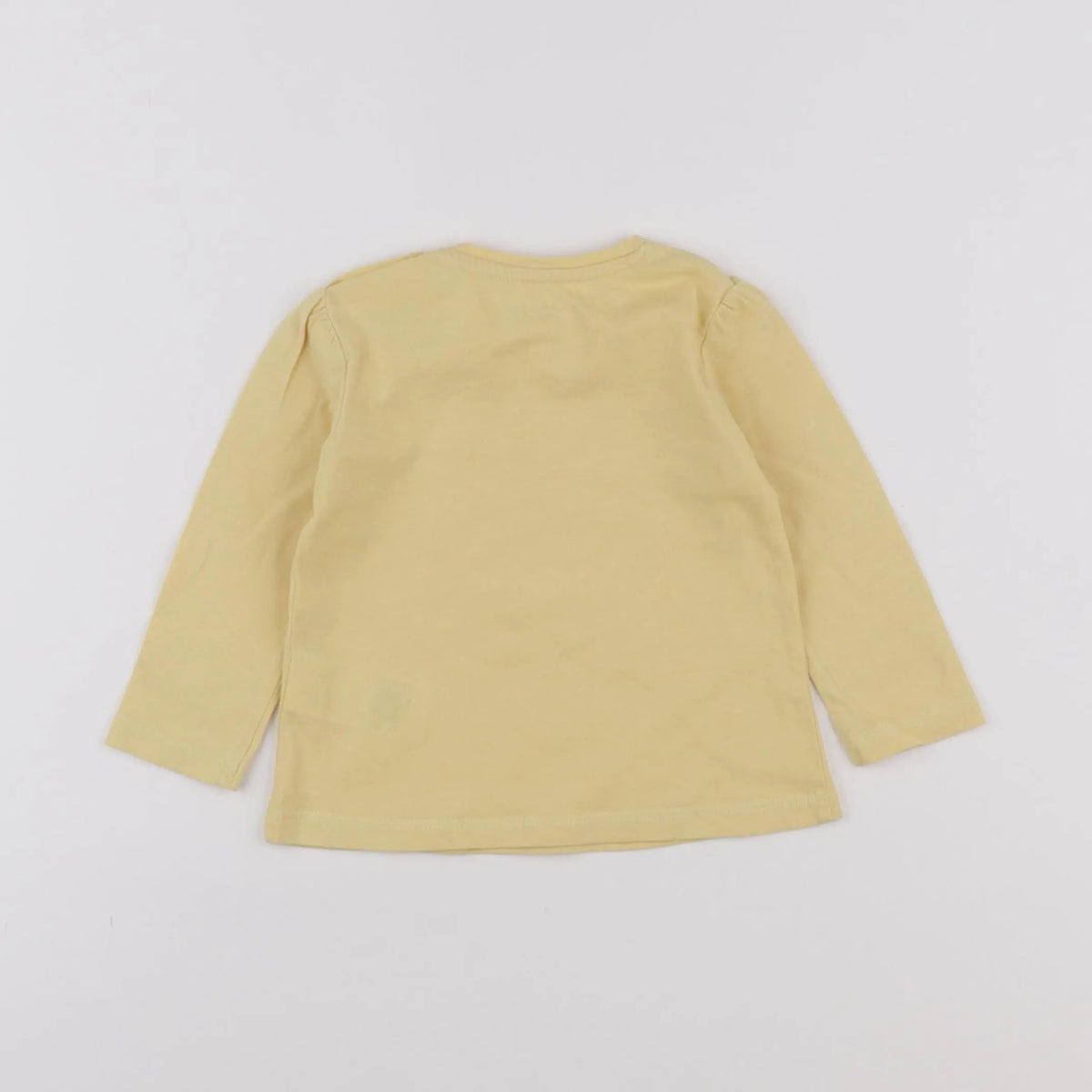 Vertbaudet - tee-shirt jaune - 9 mois