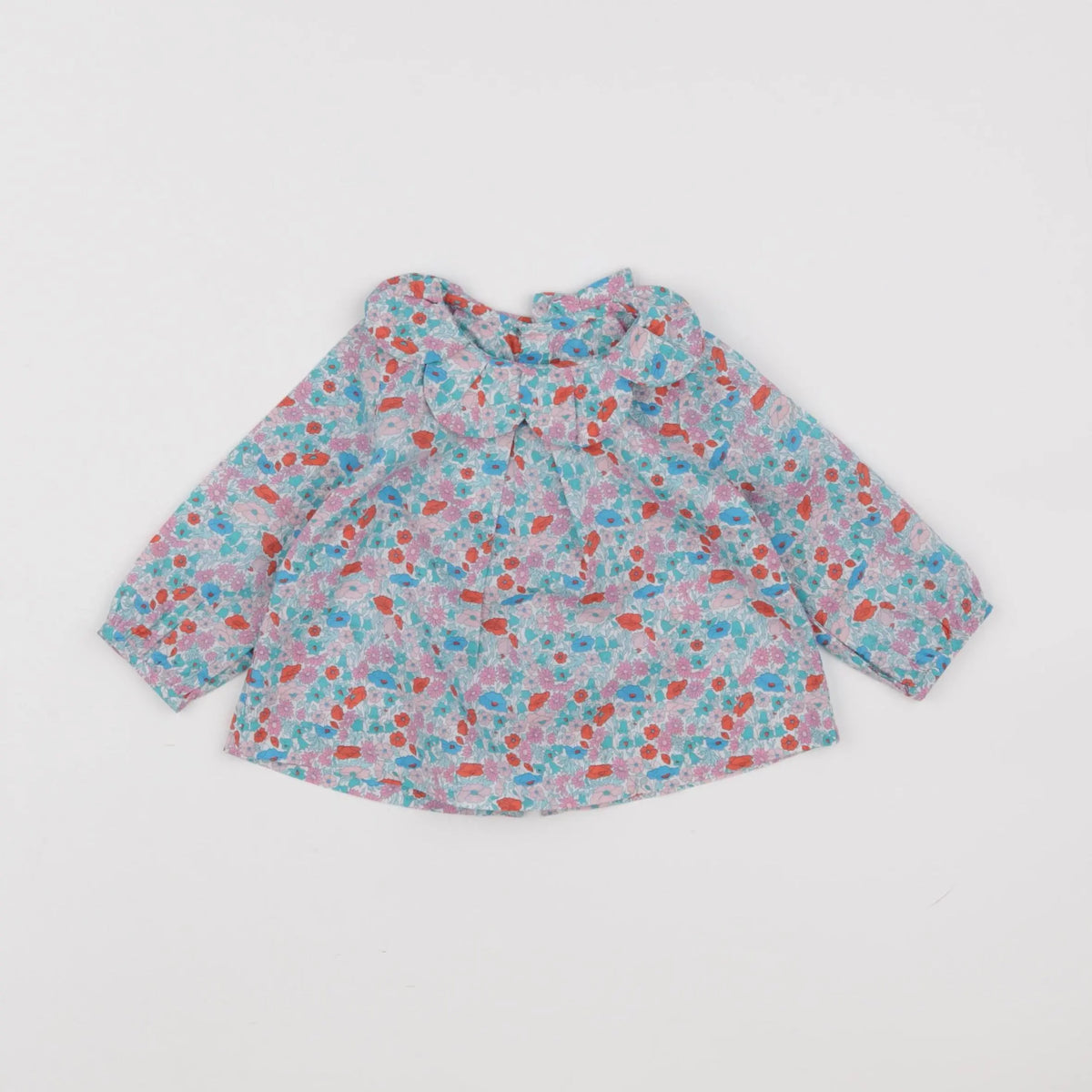 Jacadi - blouse liberty multicolore - 6 mois