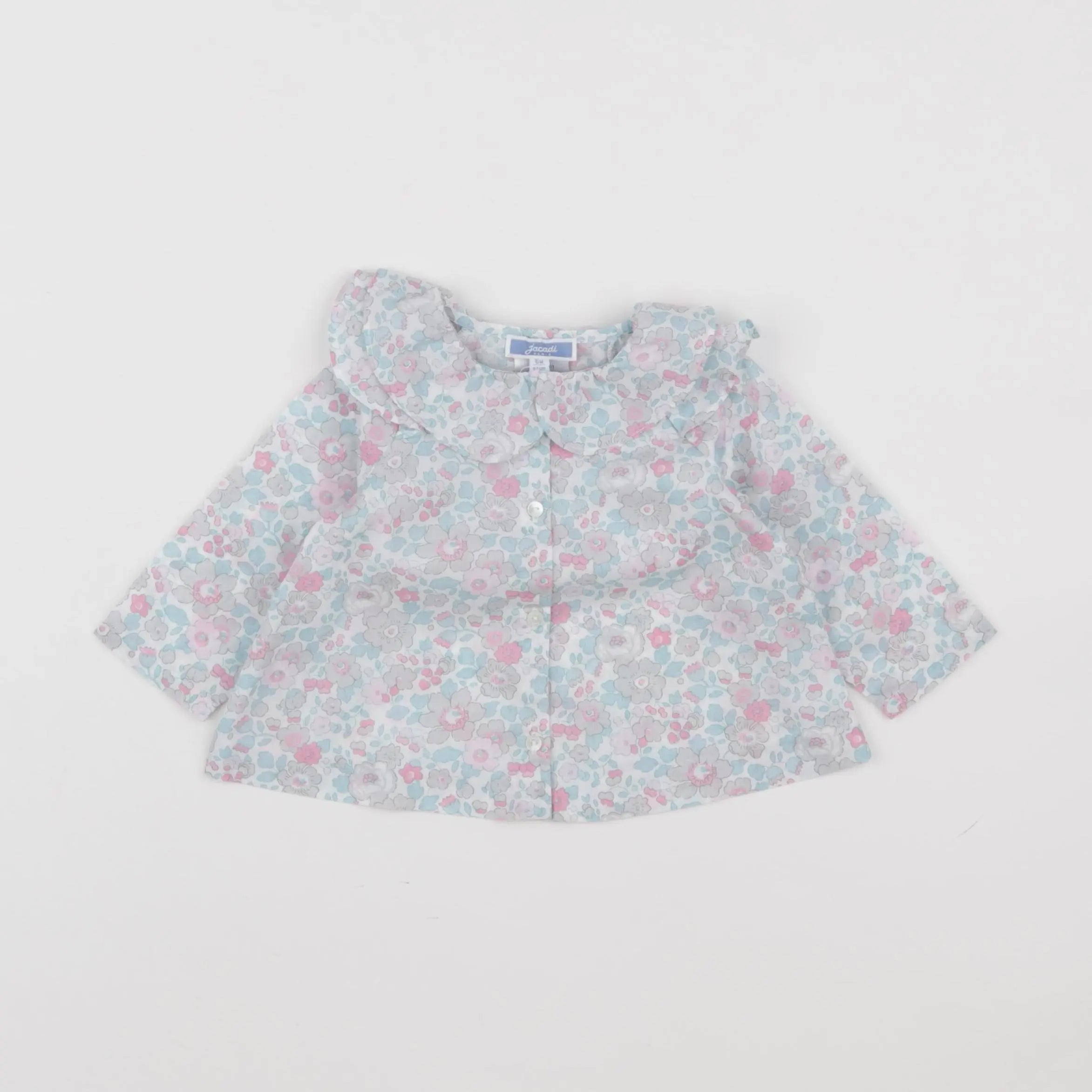 Jacadi - blouse liberty multicolore - 6 mois