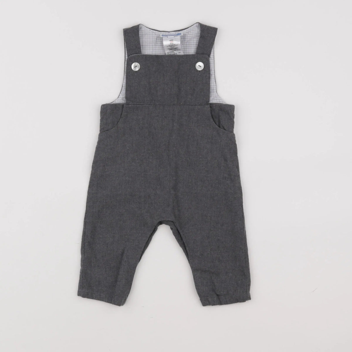 Jacadi - salopette gris - 6 mois