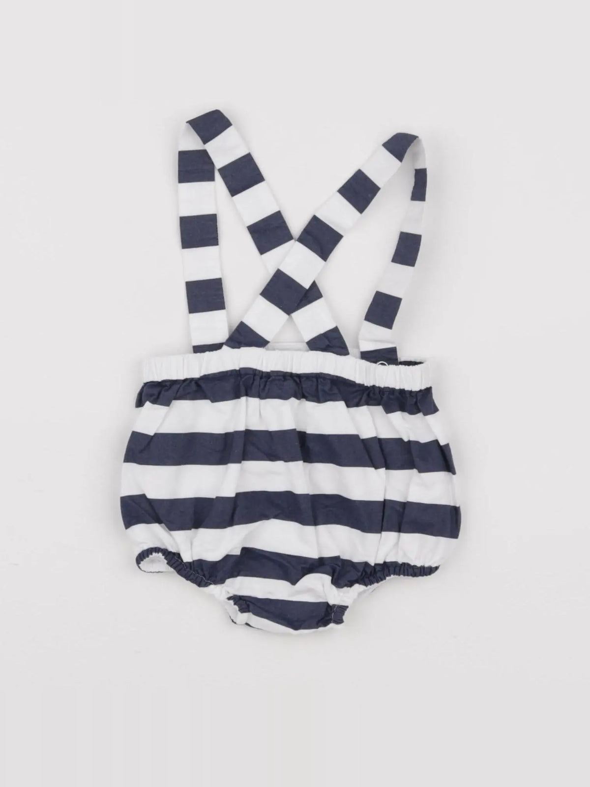 Jacadi - bloomer blanc, bleu - 3 mois