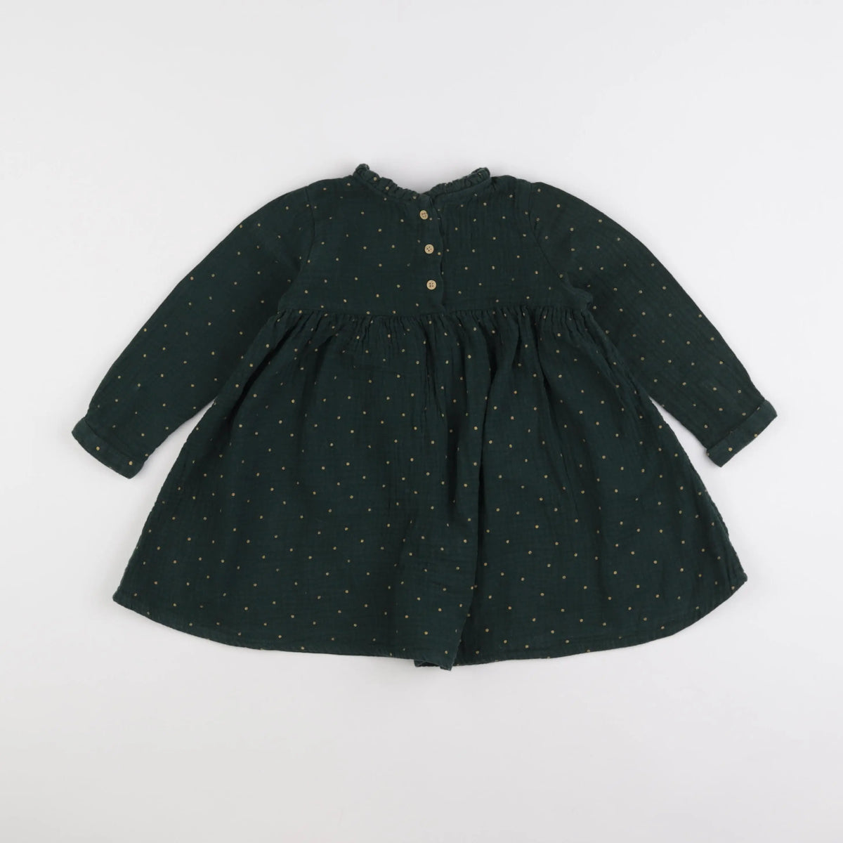 Vertbaudet - robe vert - 3 ans