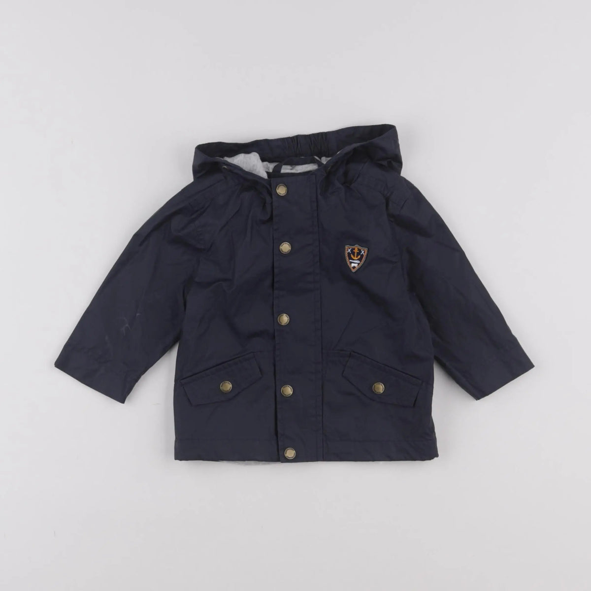 Vertbaudet - veste bleu - 9 mois