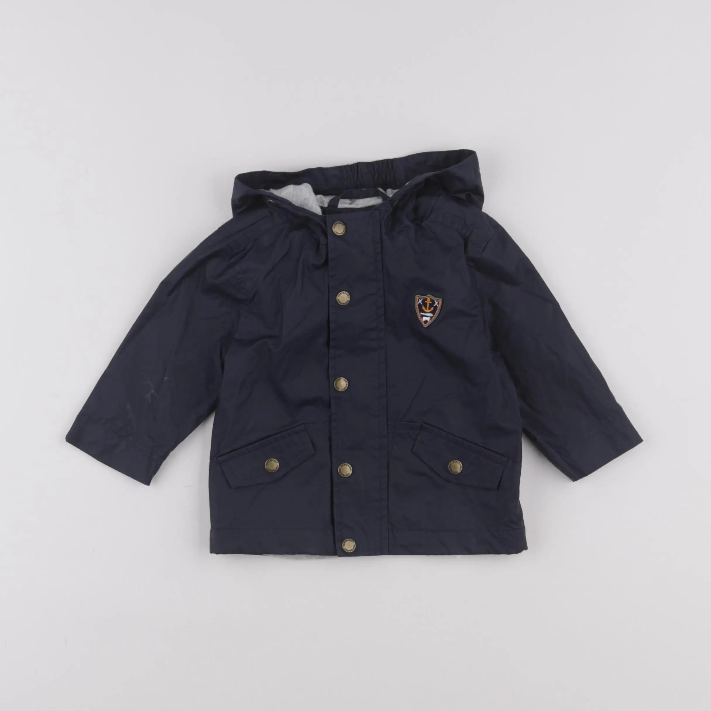 Vertbaudet - veste bleu - 9 mois