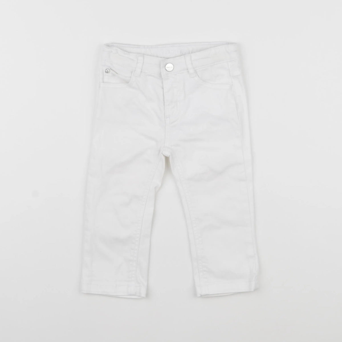 Jacadi - jean blanc - 18 mois