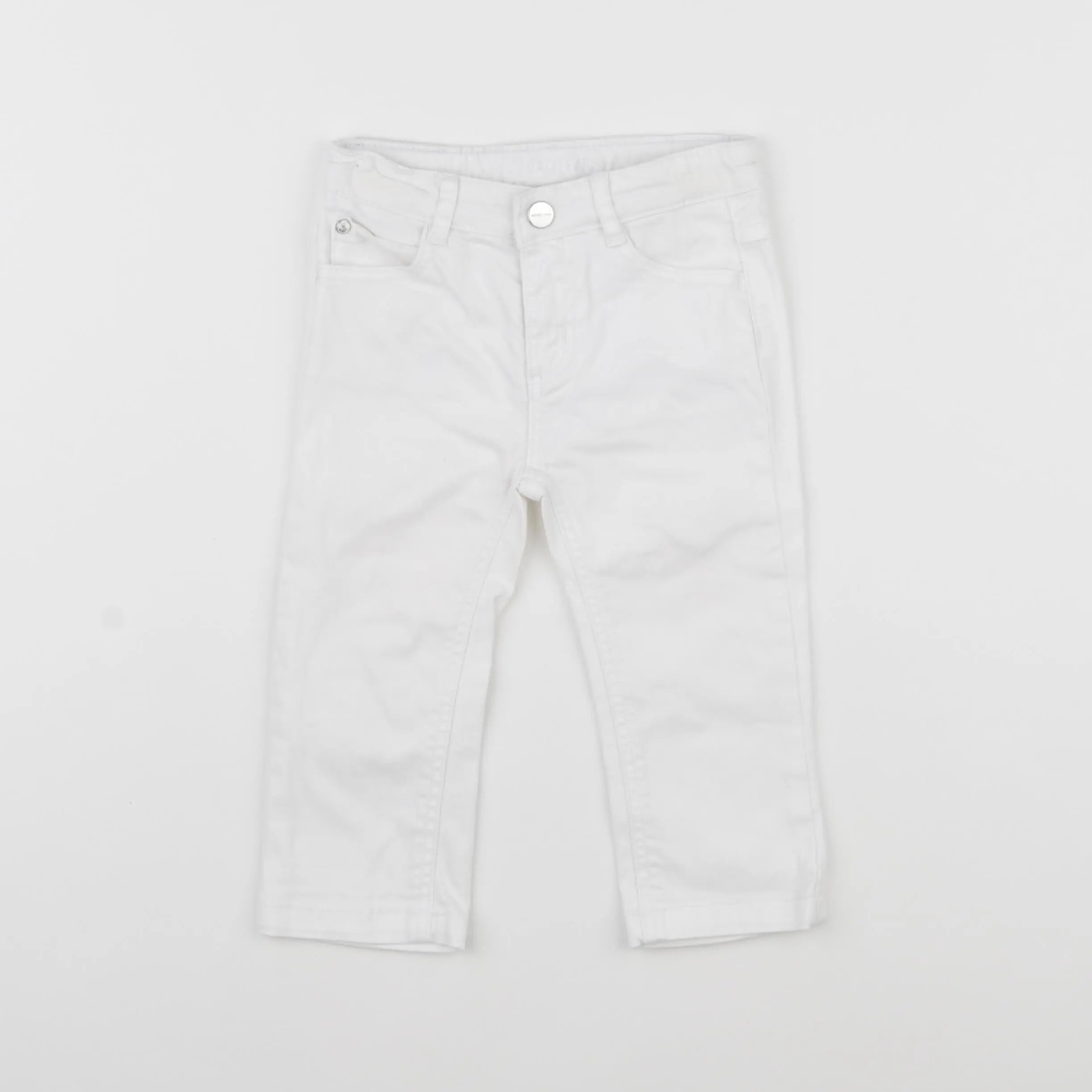 Jacadi - jean blanc - 18 mois