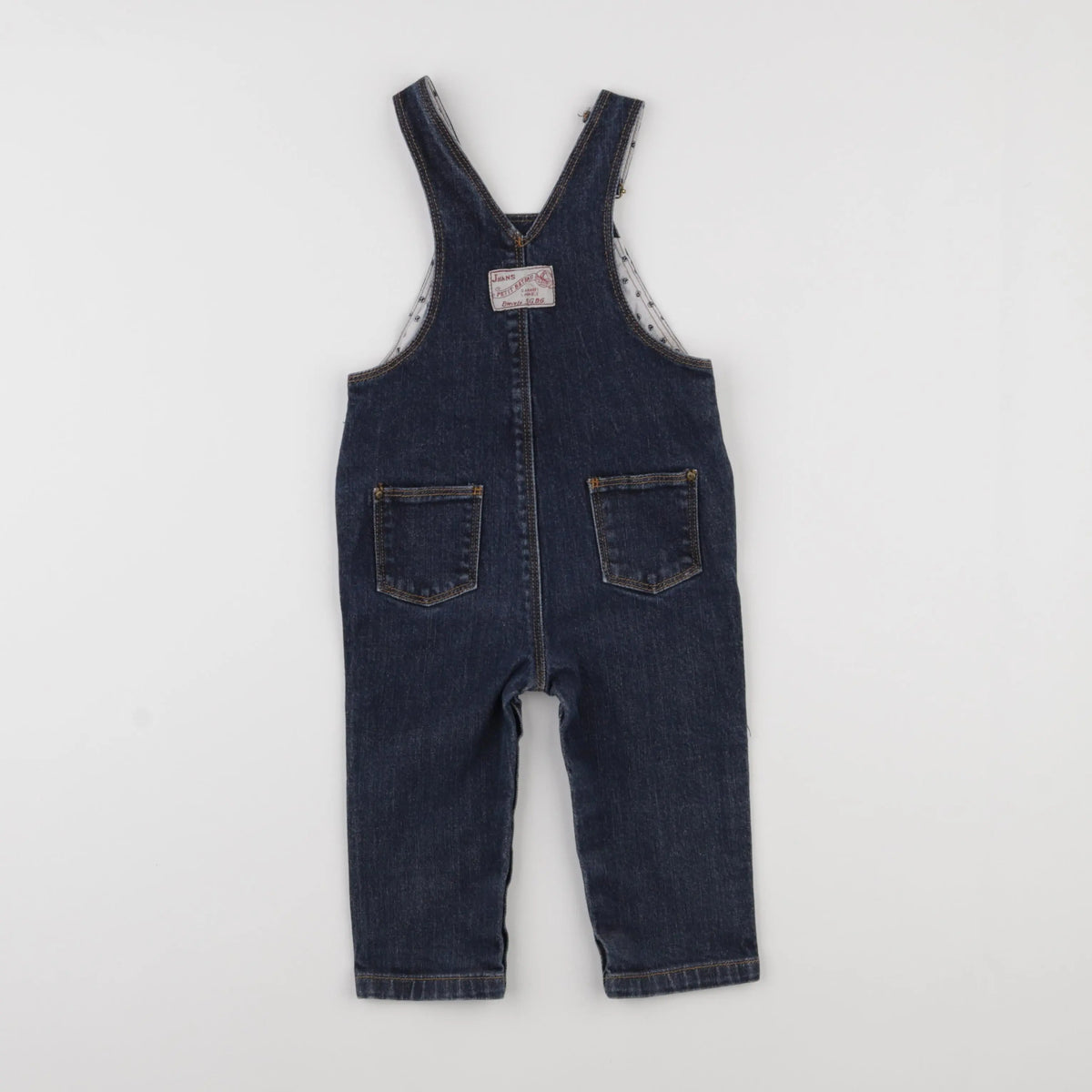 Petit Bateau - salopette bleu - 12 mois