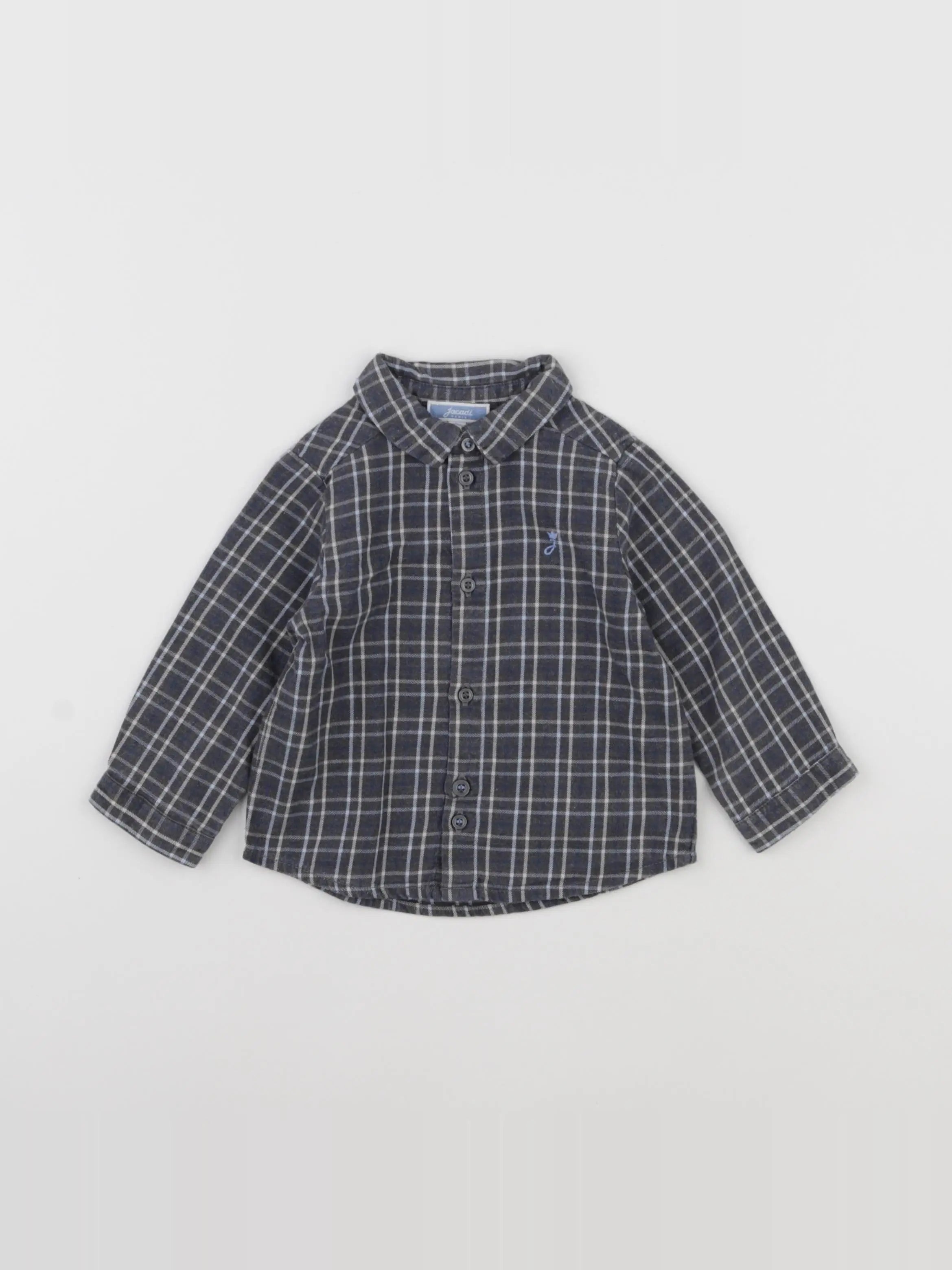 Jacadi - chemise gris - 12 mois